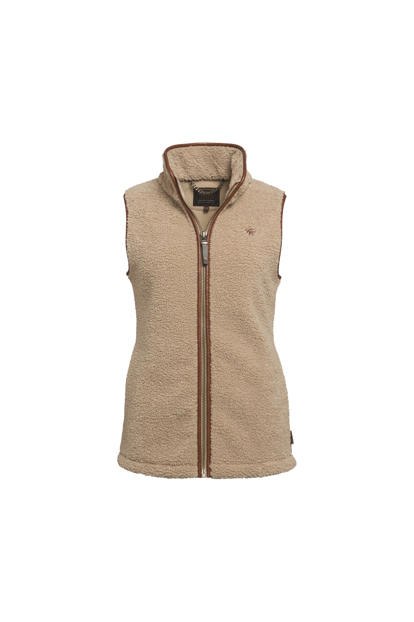 Country Fleece Gilet (Natural Borg)