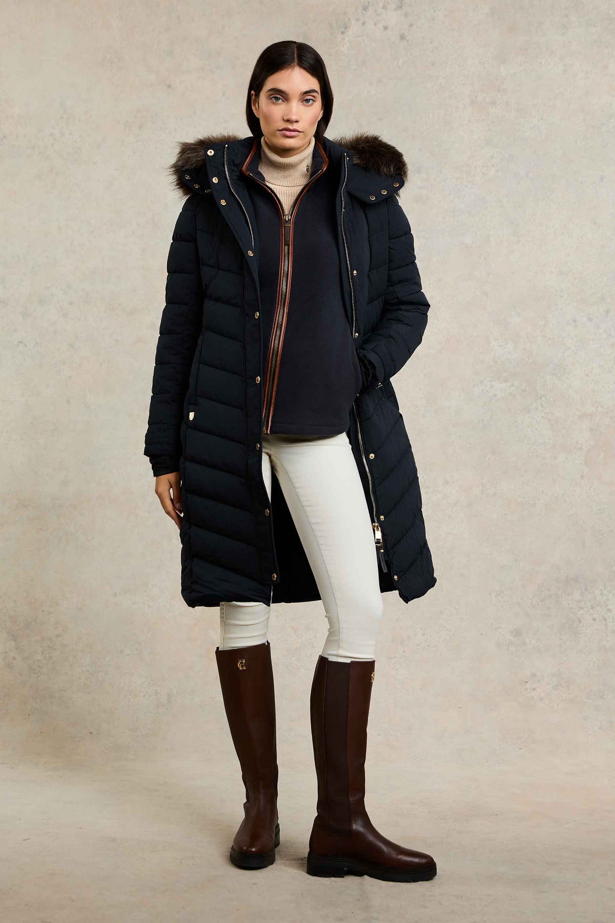 Country Fleece Gilet (Ink Navy)