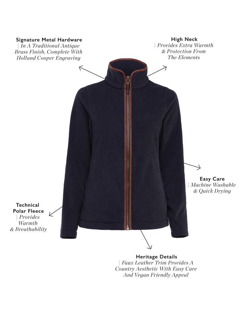 Country Fleece Jacket (Ink Navy)