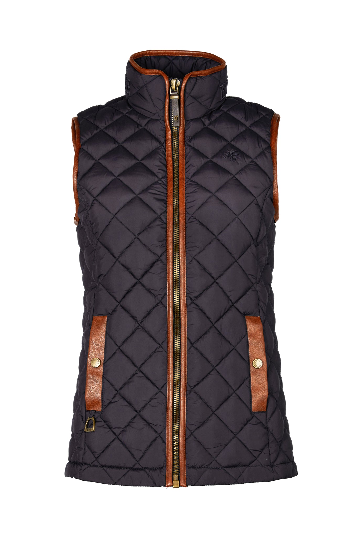 Country Quilted Gilet (Chocolate)