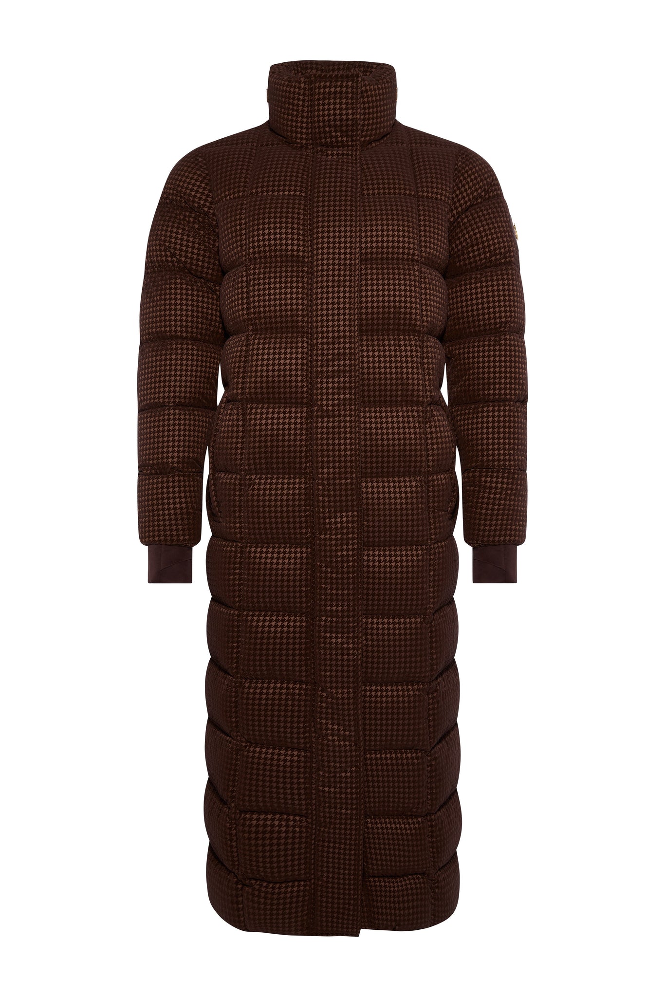Crawford Longline Coat (Cocoa Mini Flock)