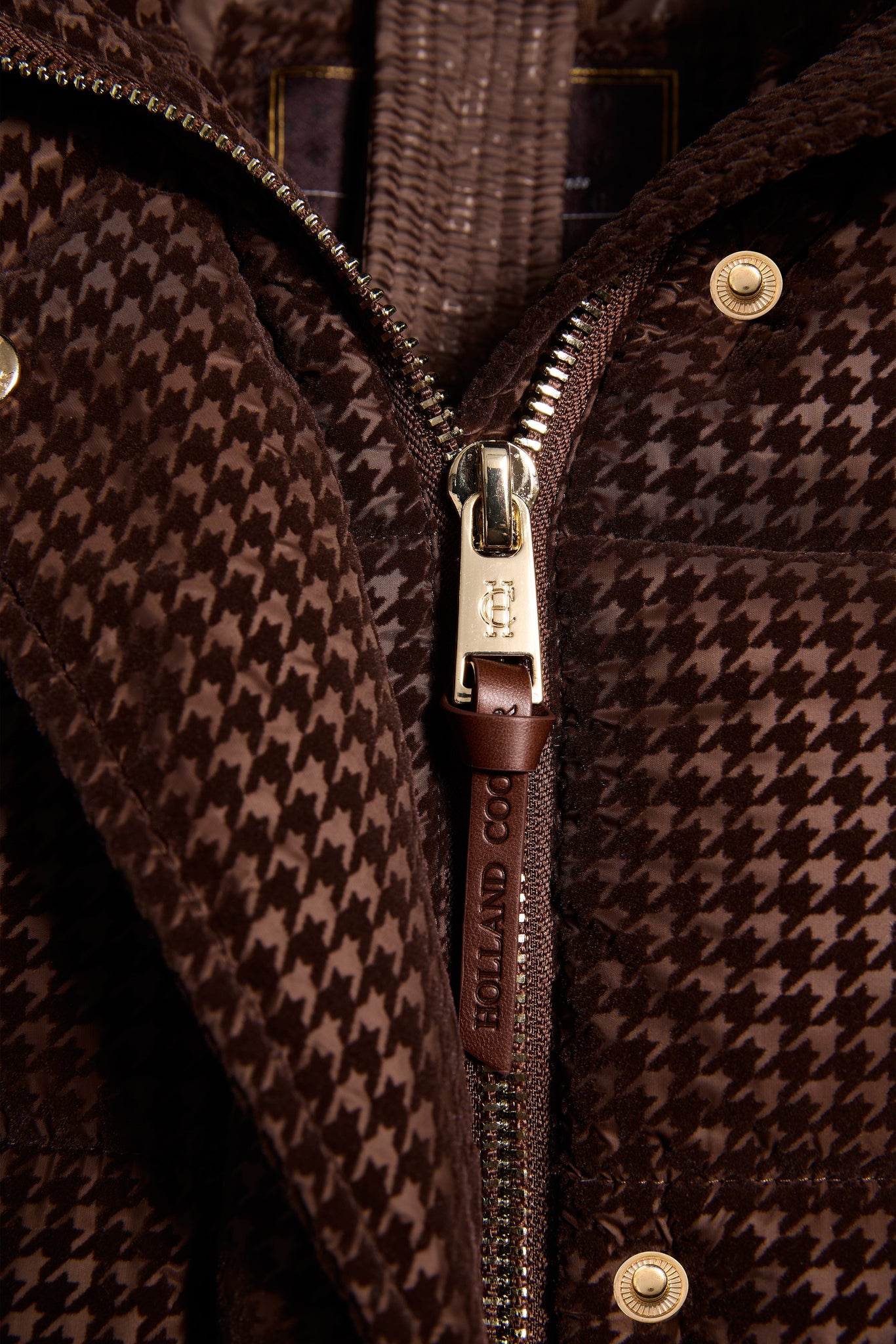 Crawford Longline Coat (Cocoa Mini Flock)