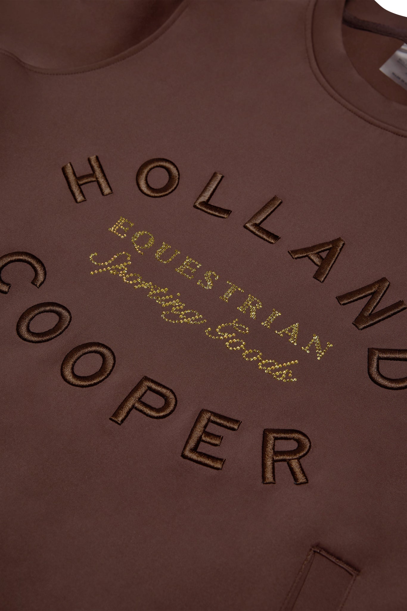 Crystal Crew Neck Sweat (Walnut)