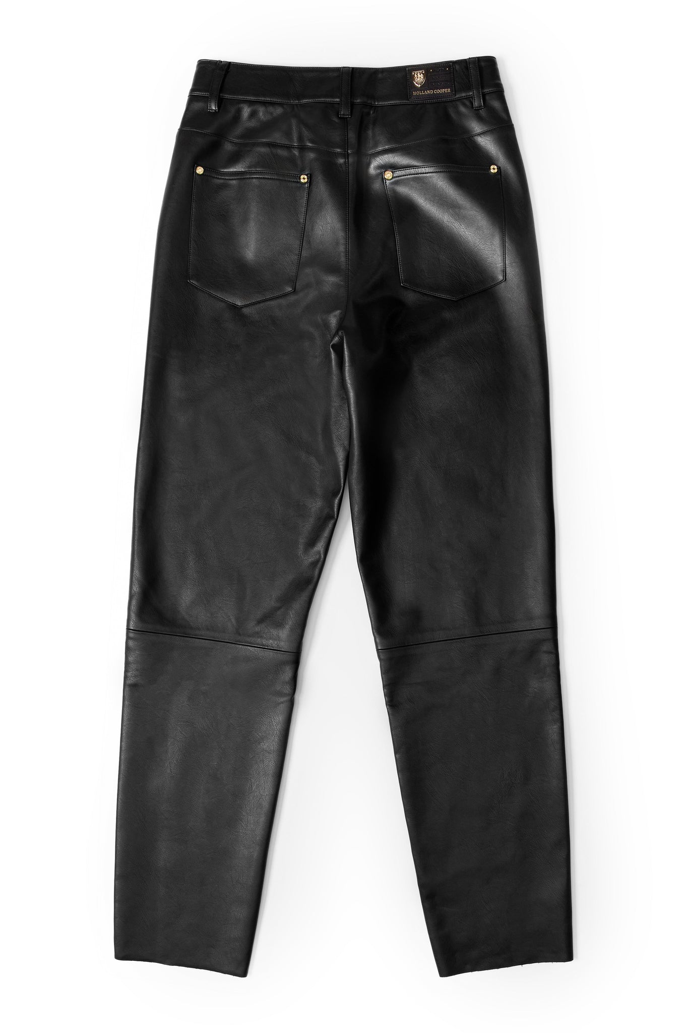 Dunwick Faux Leather Pant (Black)