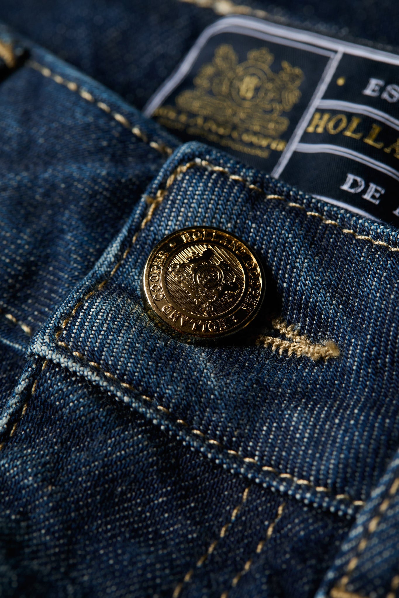 Denim Maxi Skirt (Deep Indigo)