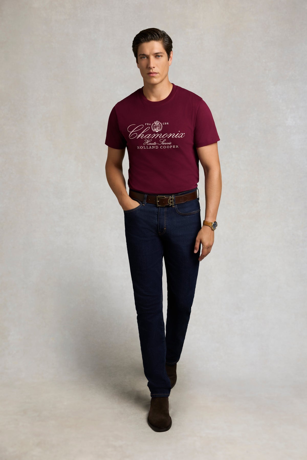 Men's Destination Tee (Mulberry Chamonix)