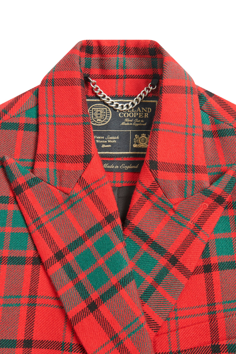 The Double Breasted Blazer (Red Tartan)