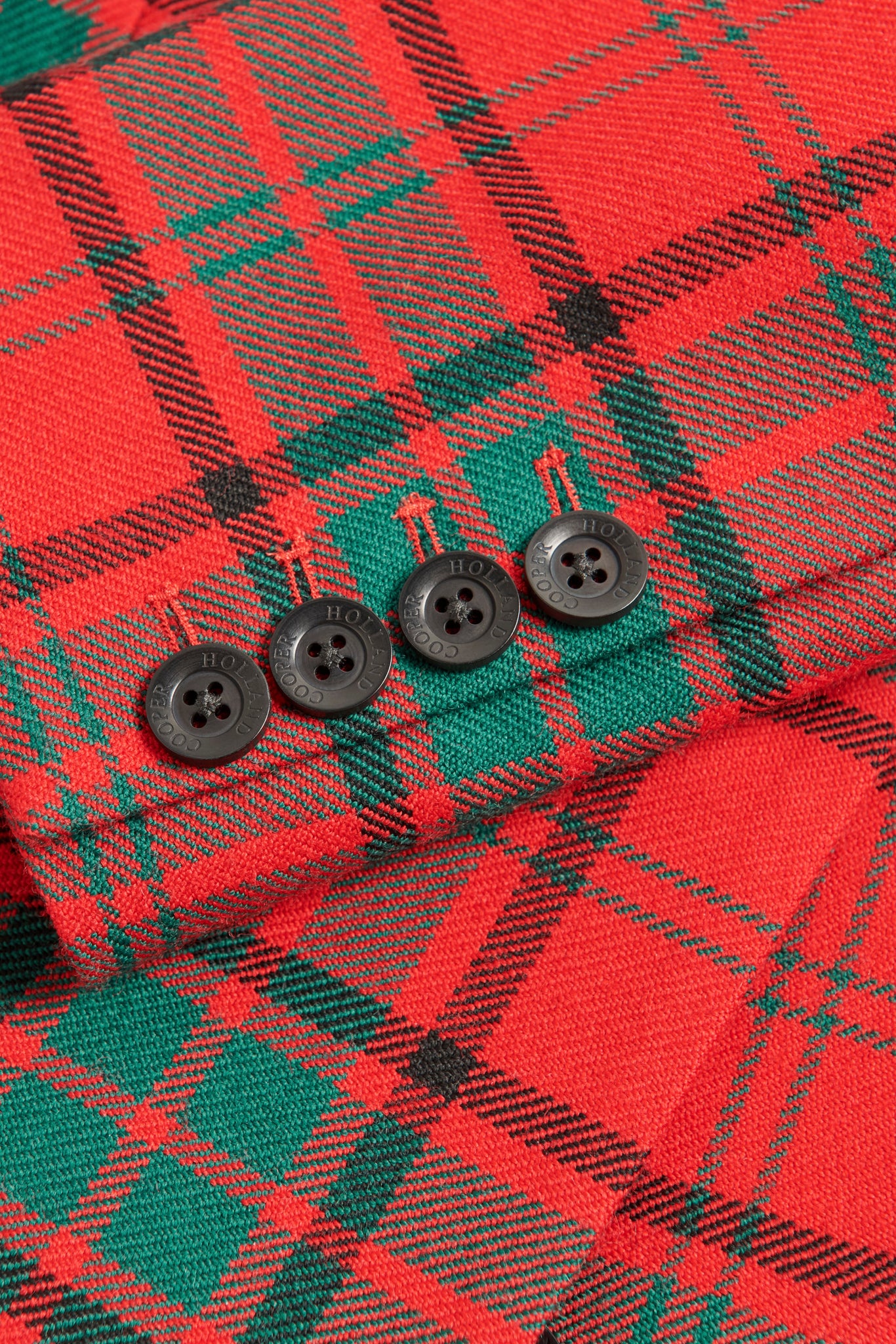 The Double Breasted Blazer (Red Tartan)