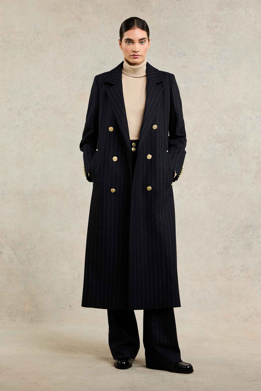 The Navy Chalk Pin Stripe Suit