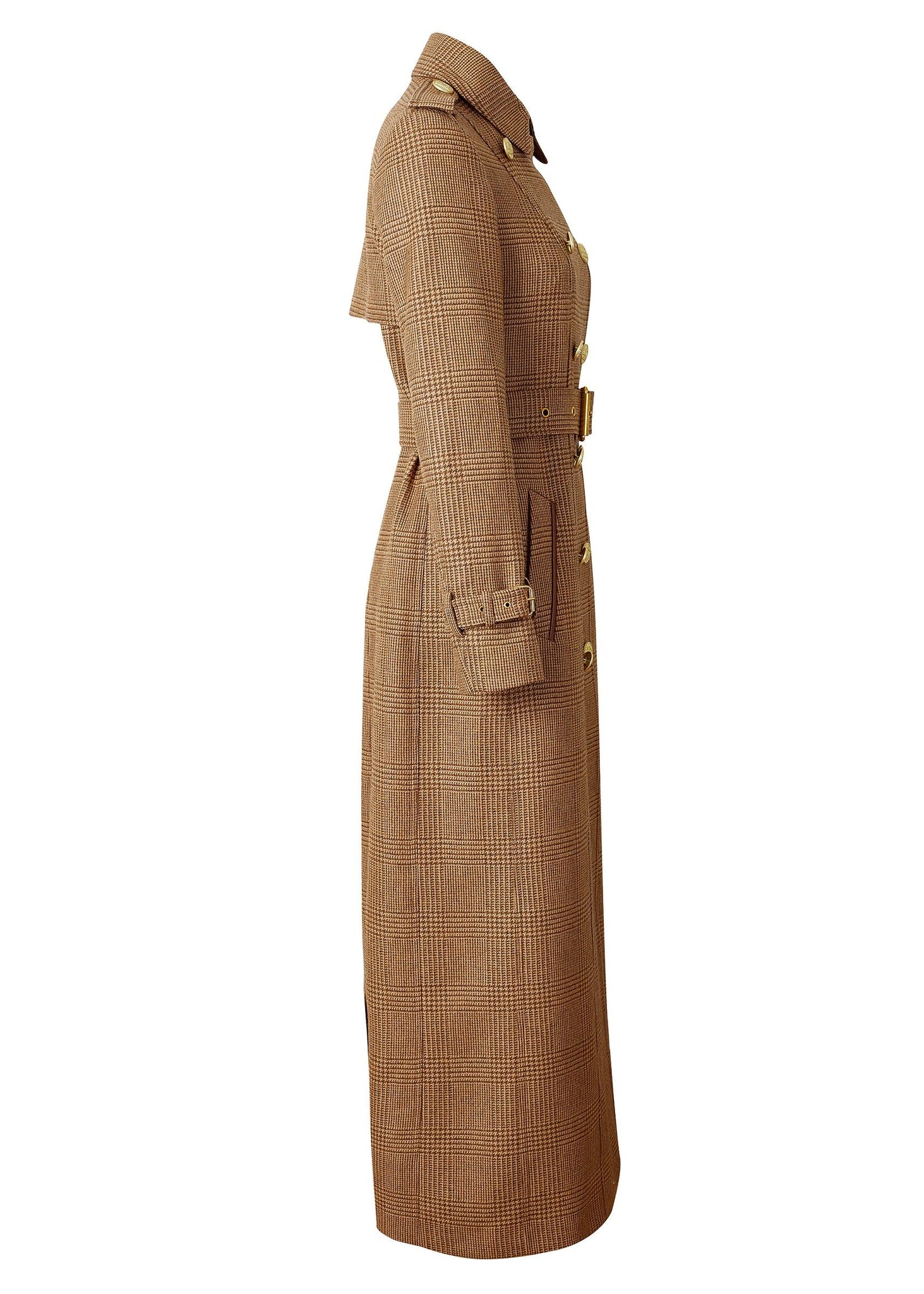 Boutique - Full Length Marlborough Trench Coat (Tawny)