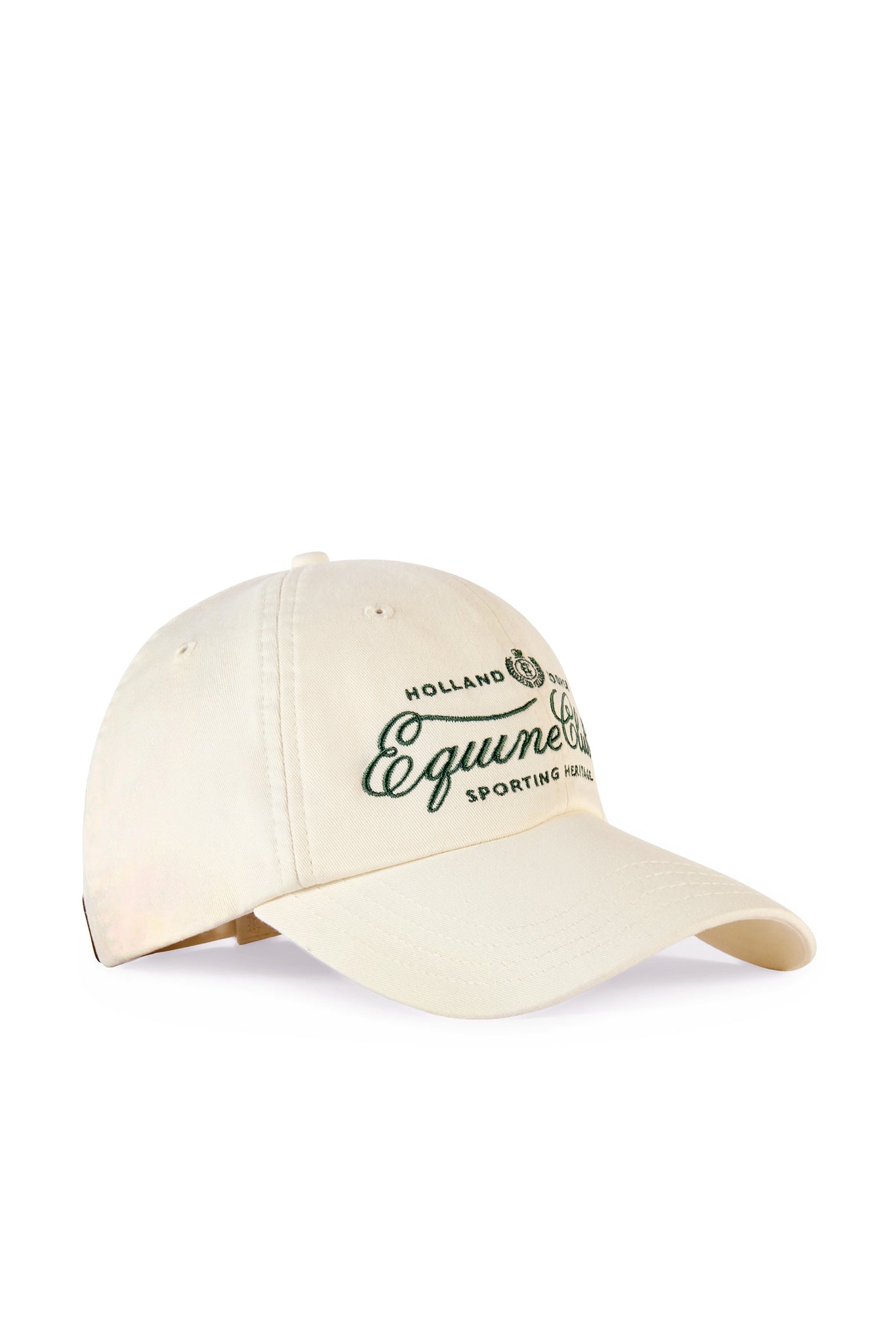 Equine Club Cap (Racing Green Ecru)