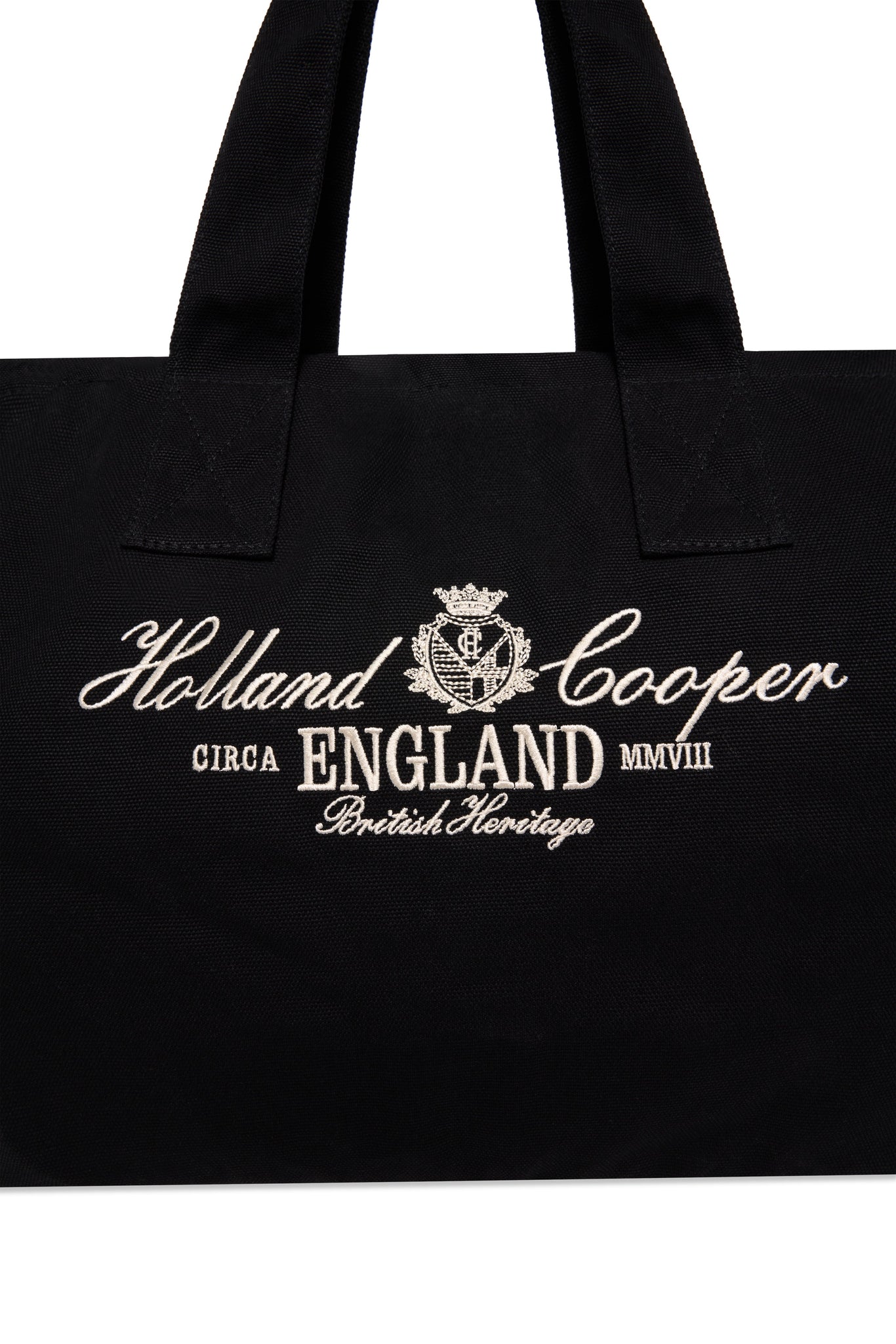 Essential Tote Bag (Black Ecru)