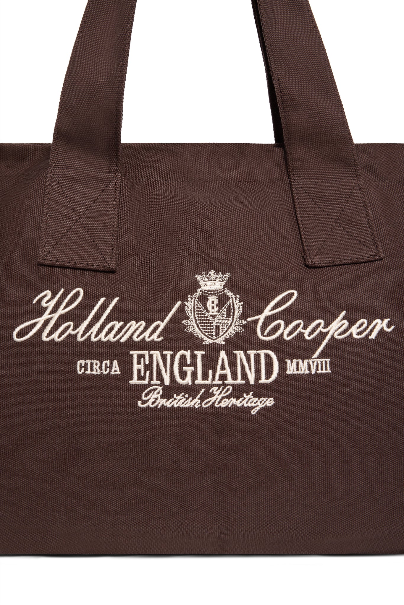 Essential Tote Bag (Chocolate Ecru)