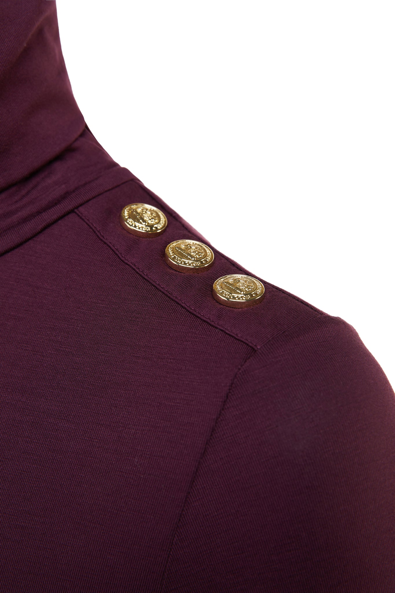 Essential Roll Neck (Burgundy)