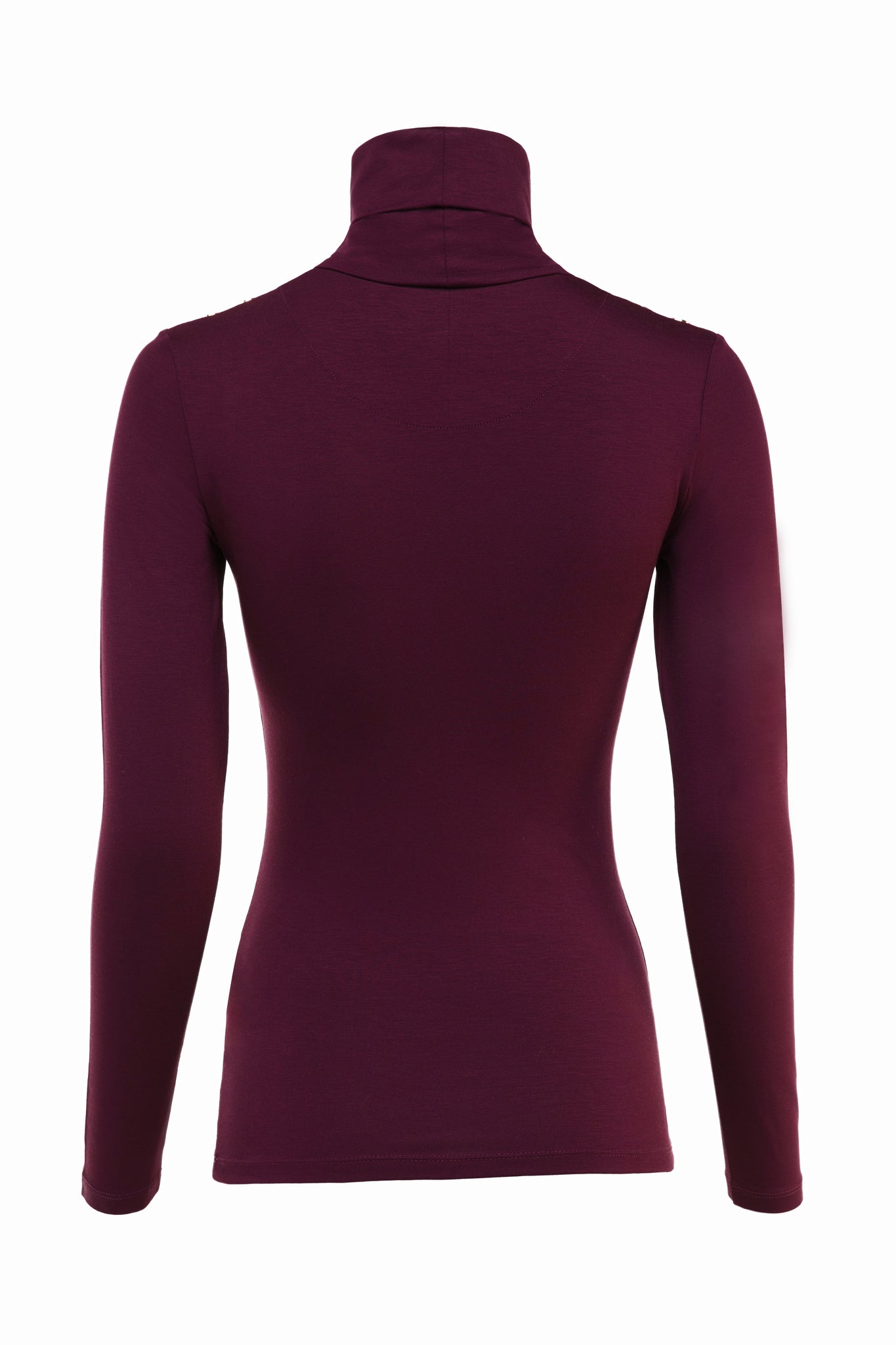 Essential Roll Neck (Burgundy)