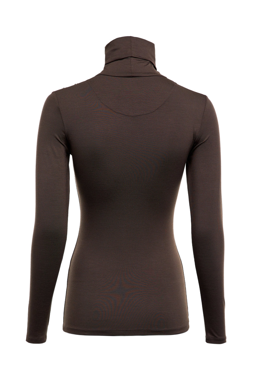 Essential Roll Neck (Coffee)