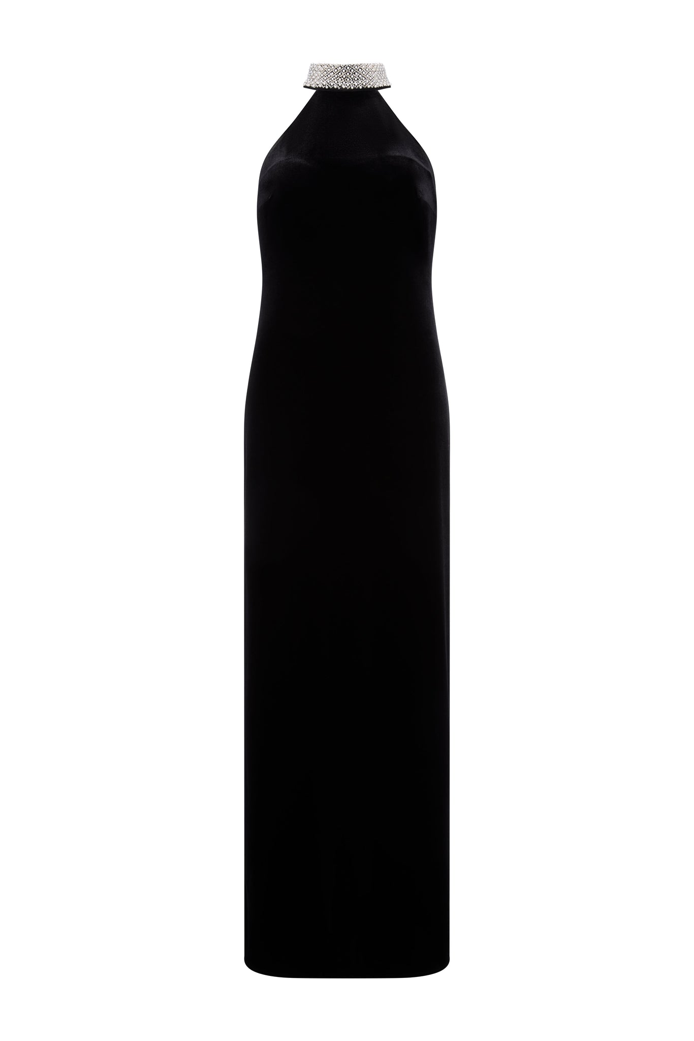 Etta Velvet Maxi Dress (Black)