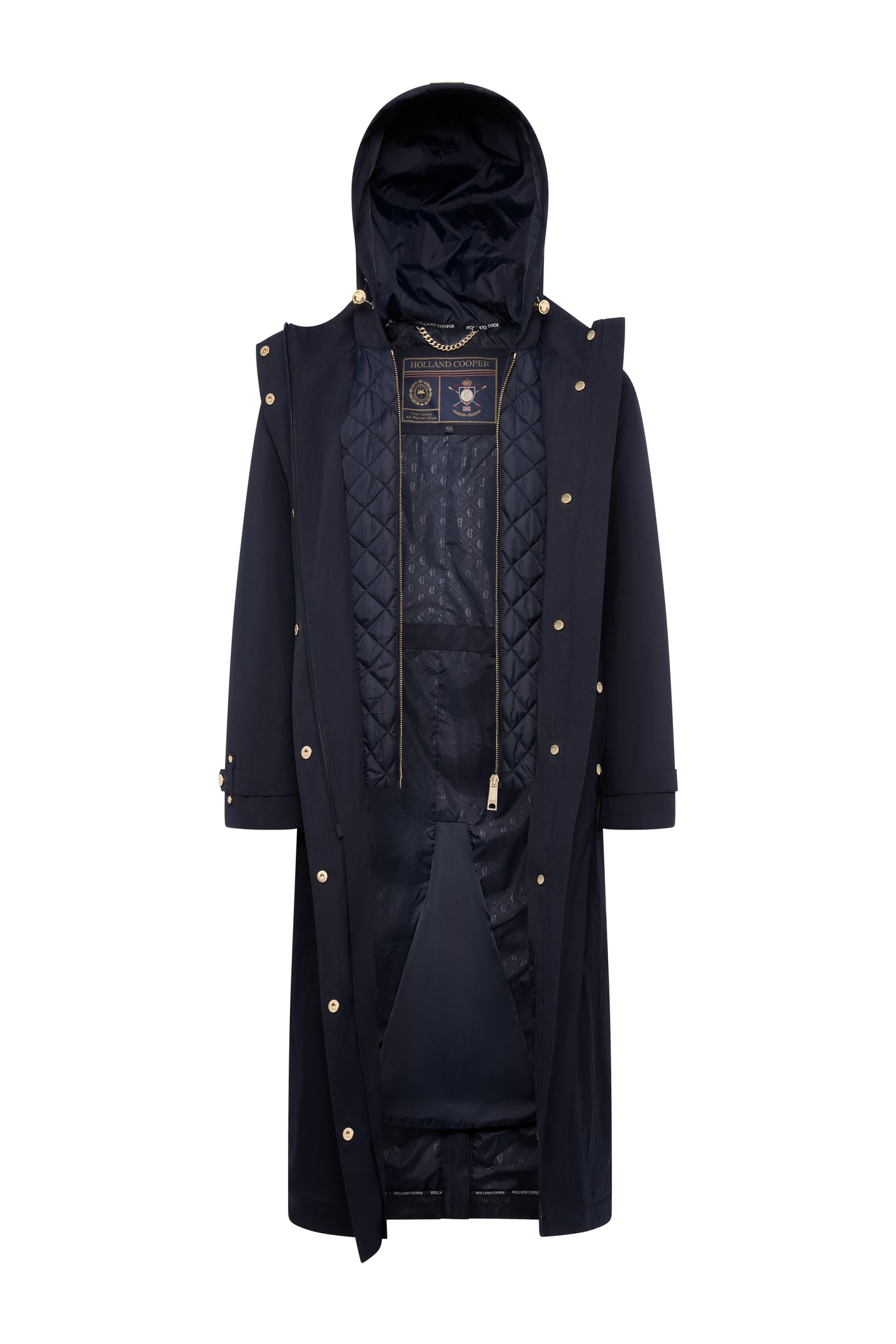 Folgate Rain Coat (Ink Navy)