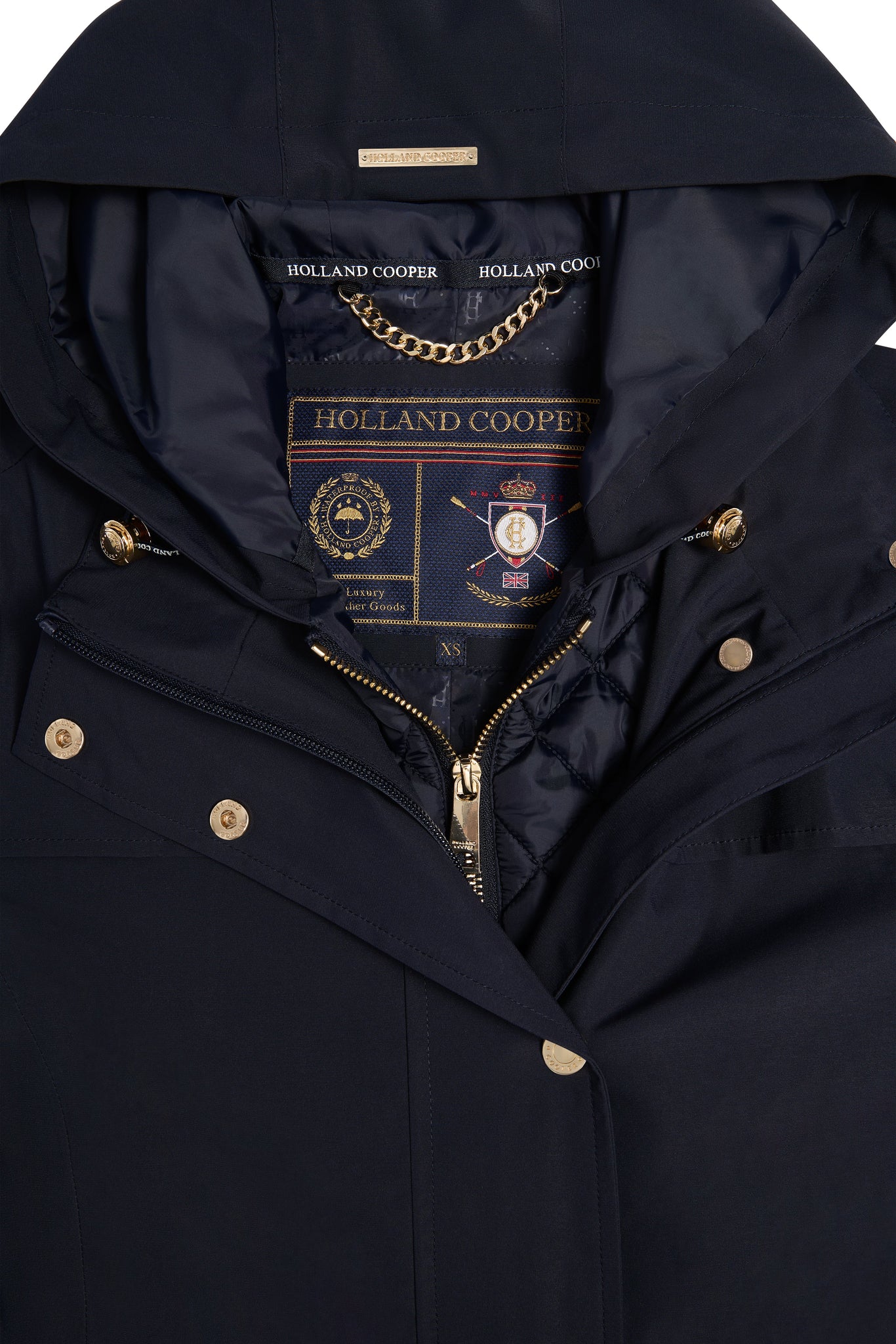 Folgate Rain Coat (Ink Navy)