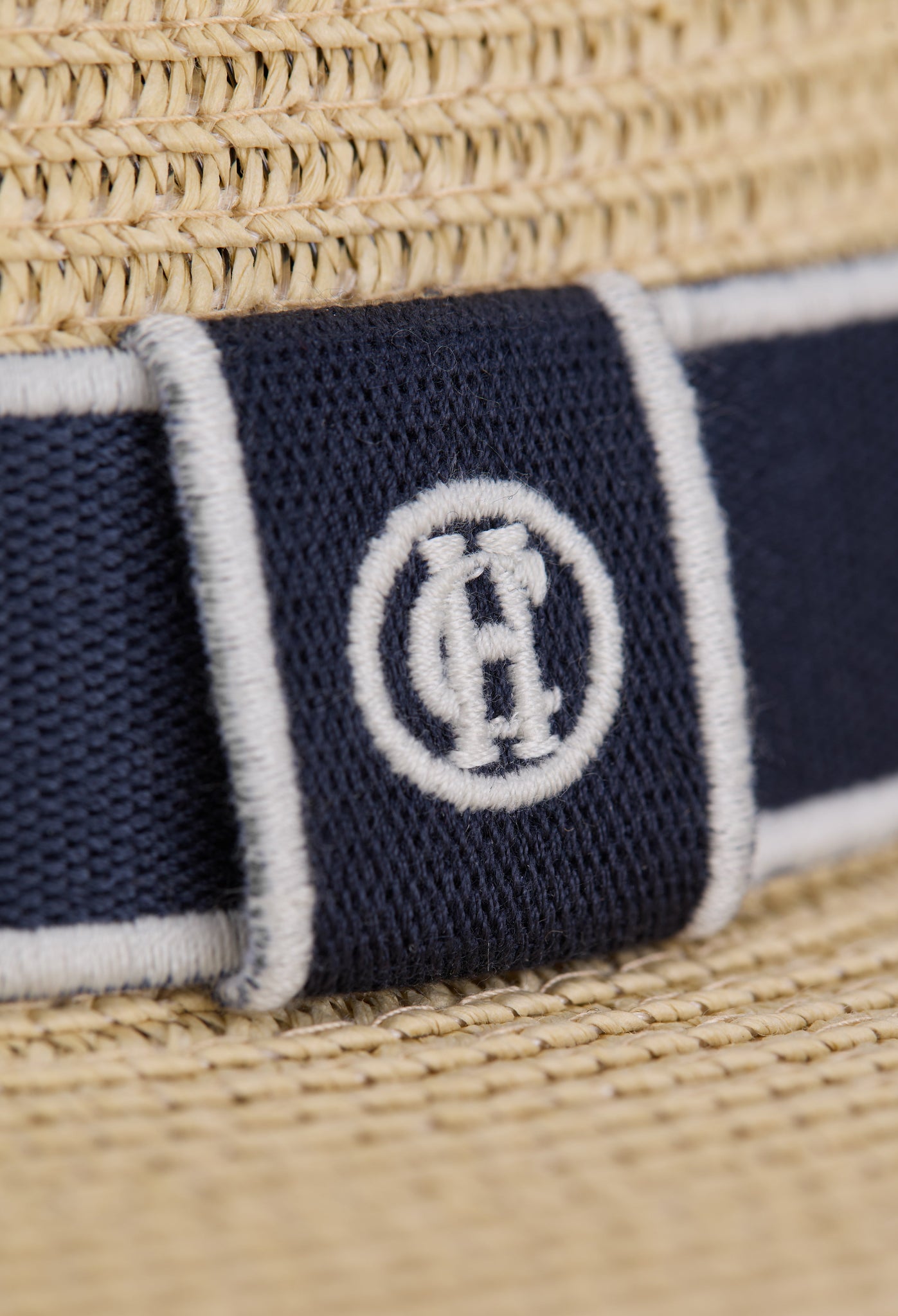 Francesca Hat (Natural Navy)