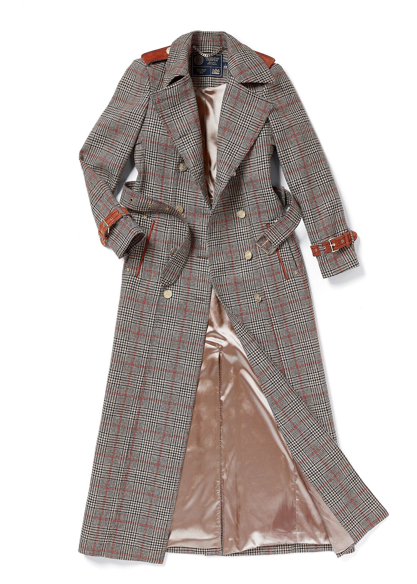 Full Length Marlborough Trench Coat (Orange Windsor)