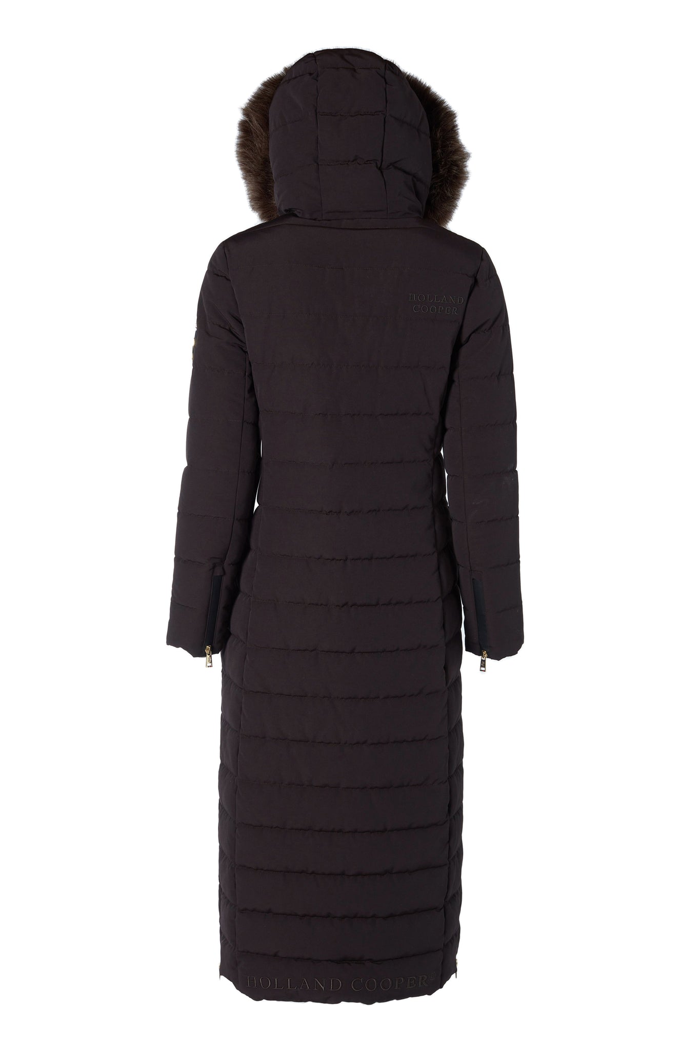 Finsworth Longline Coat (Chocolate)