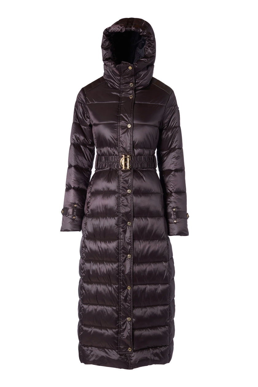 The Arosa Longline Coat (Chocolate)