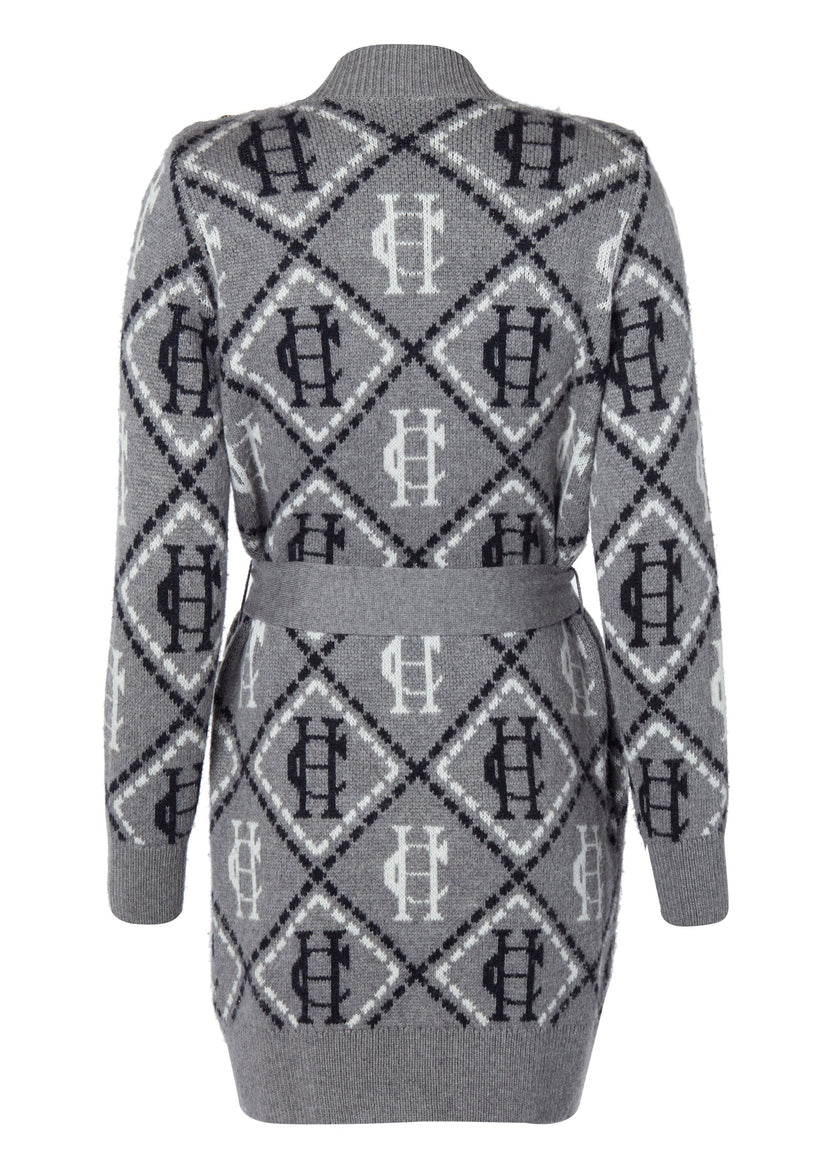 Windsor Heritage Cardigan (Logo Grey Marl)