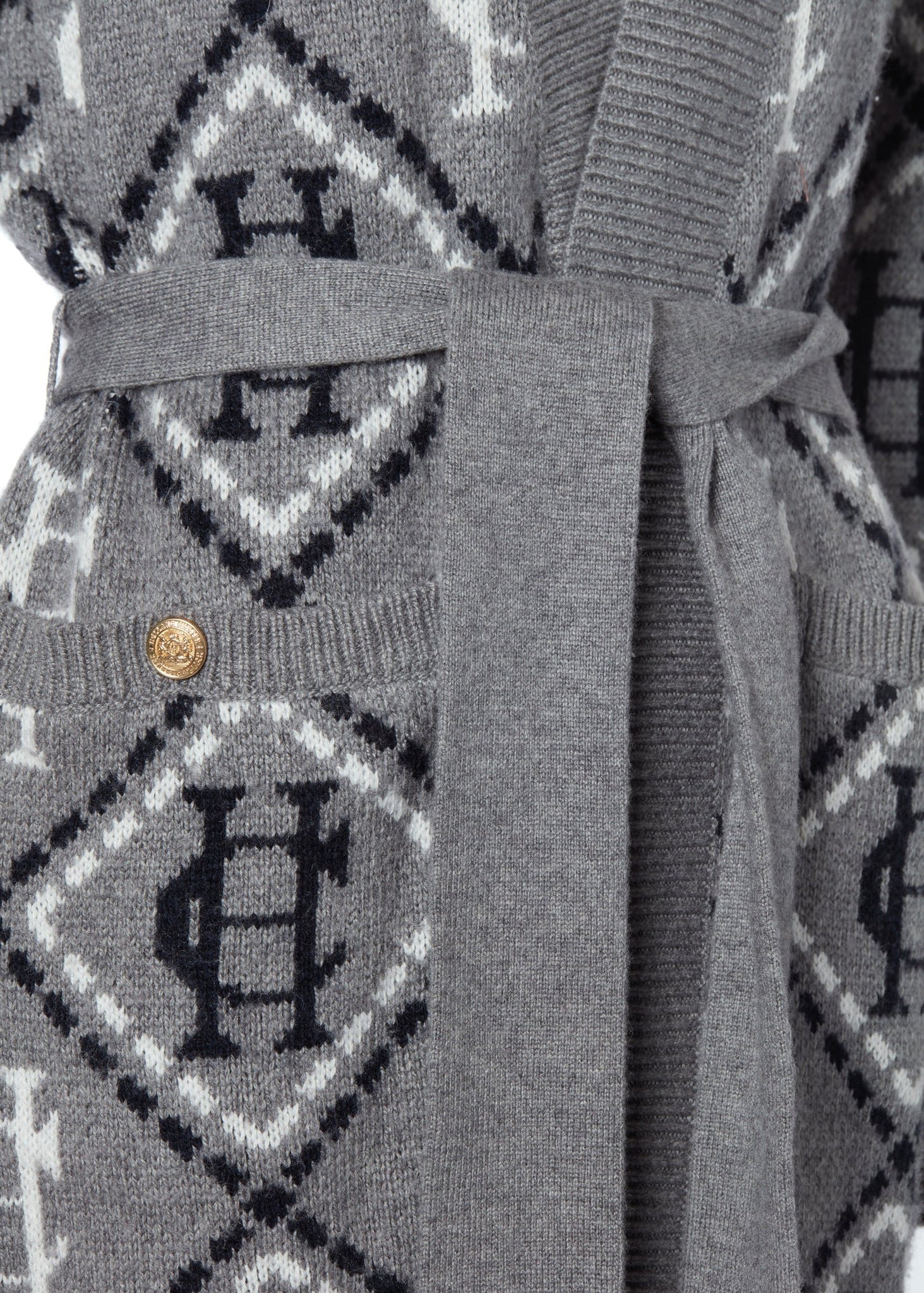 Windsor Heritage Cardigan (Logo Grey Marl)