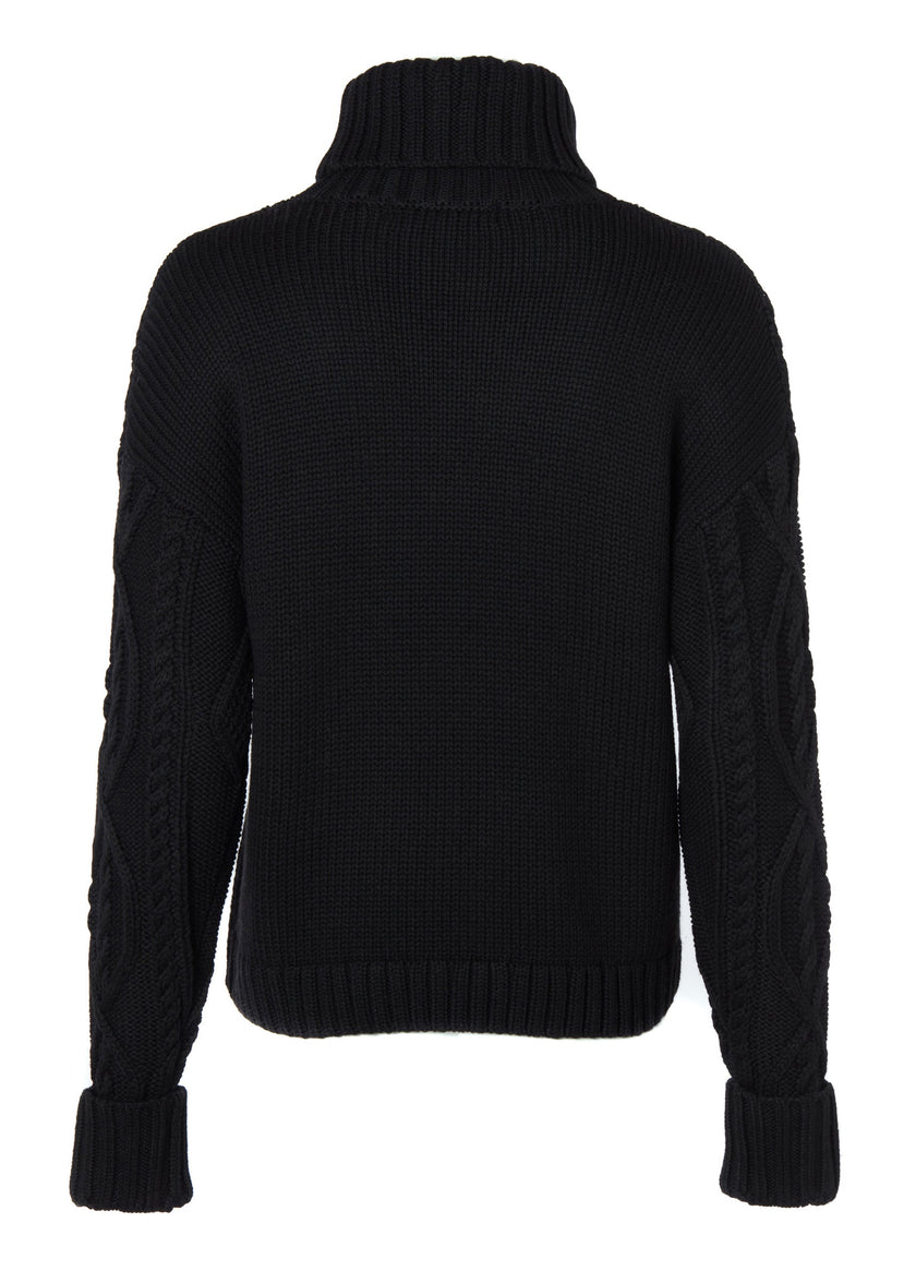 Noveli Cable Knit (Black)