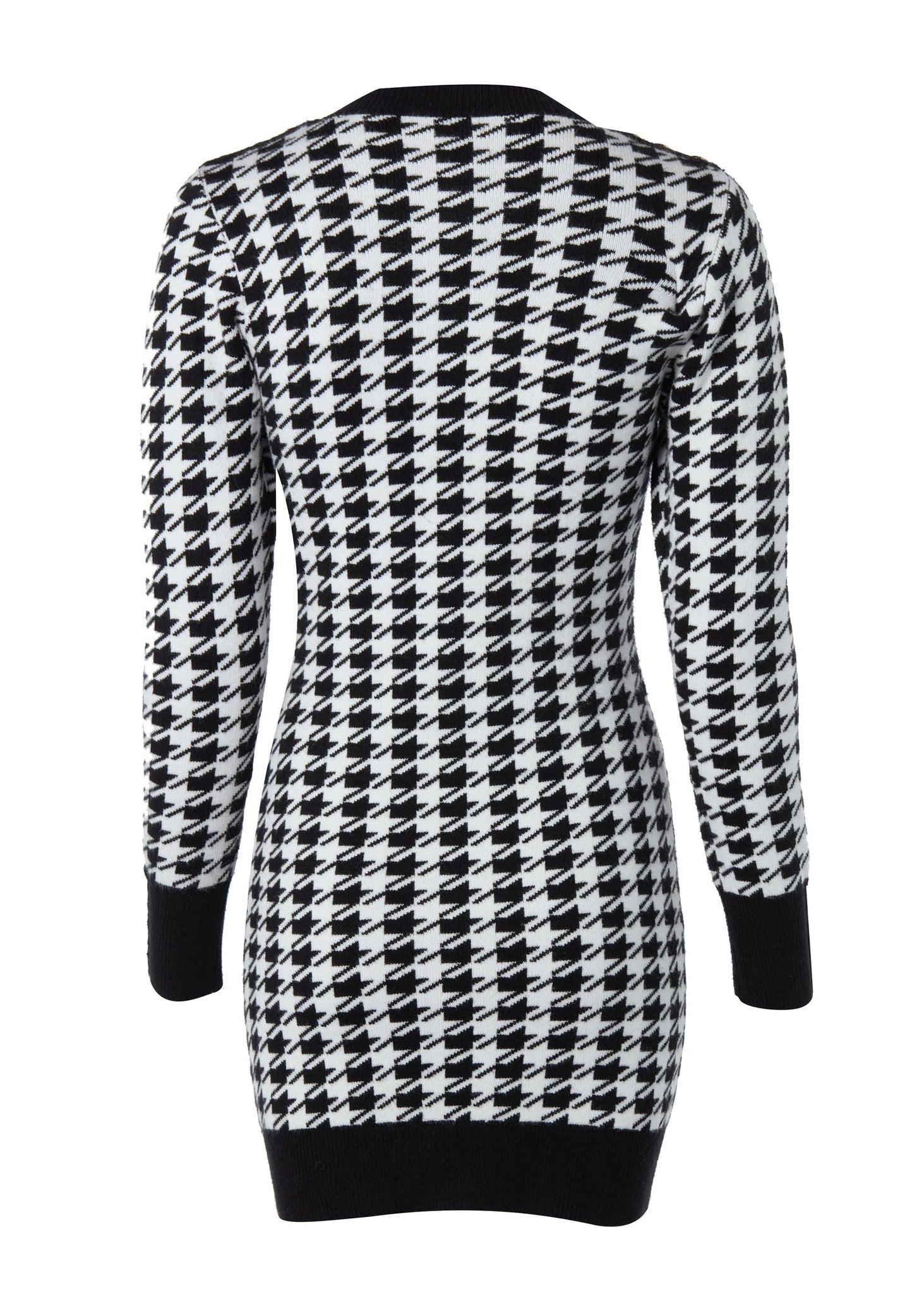 Hepburn Mini Dress (Houndstooth)