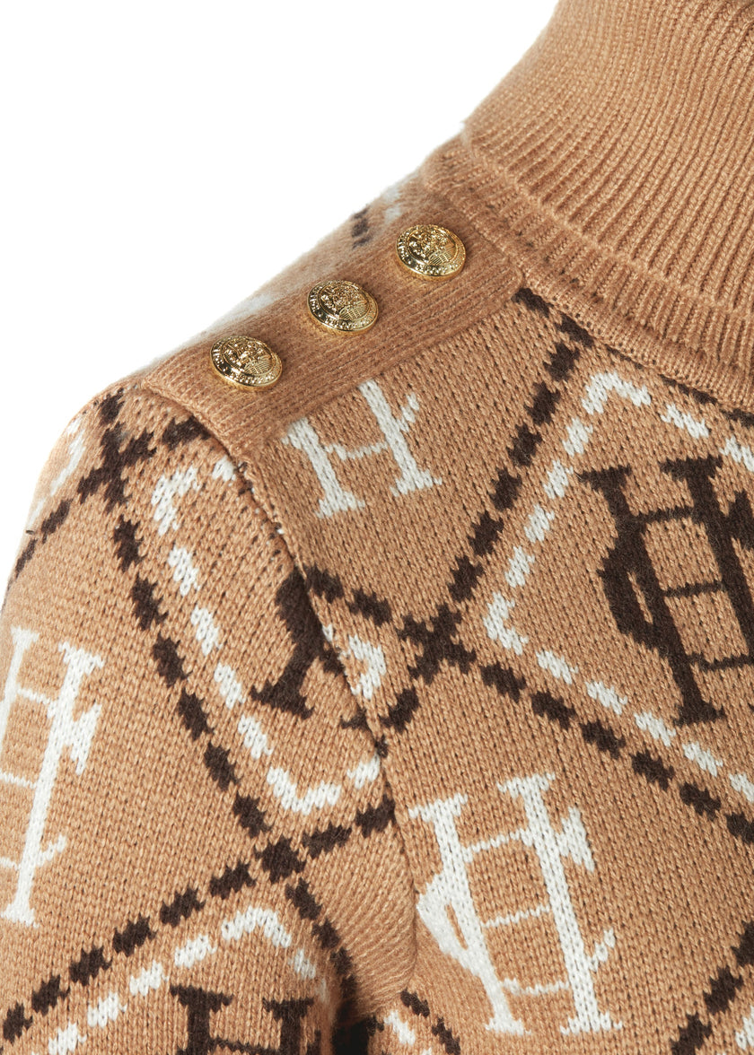 Heritage Knit Jumper (Logo Camel)