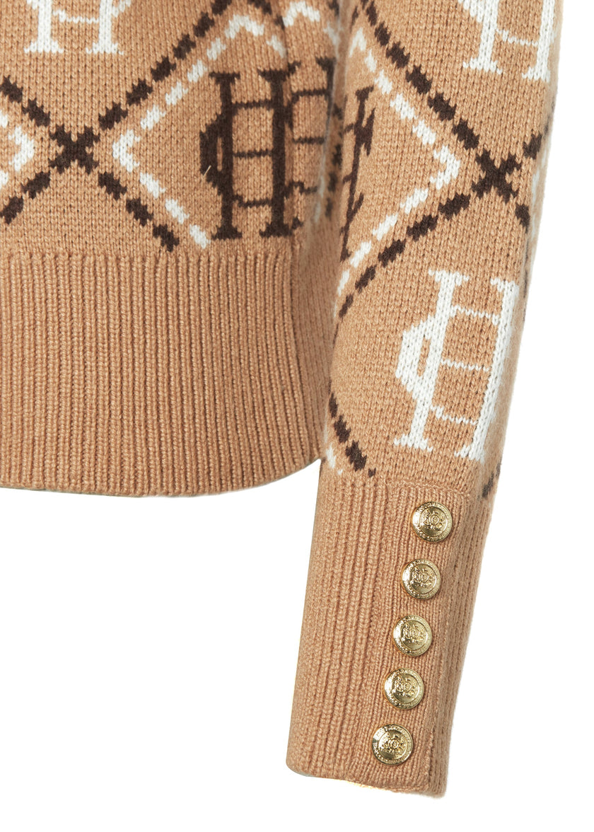 Heritage Knit Jumper (Logo Camel)