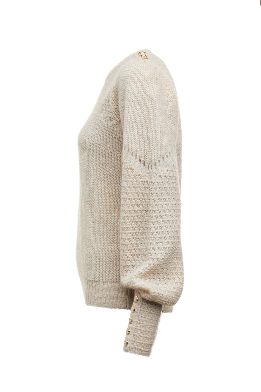 Grace Mohair Knit (Oatmeal)