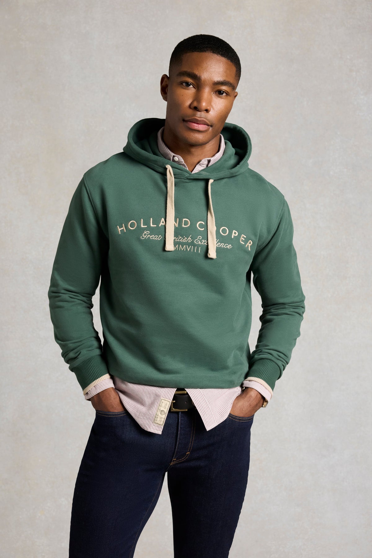 Men's Classic Fit Hoodie (Washed Sage)