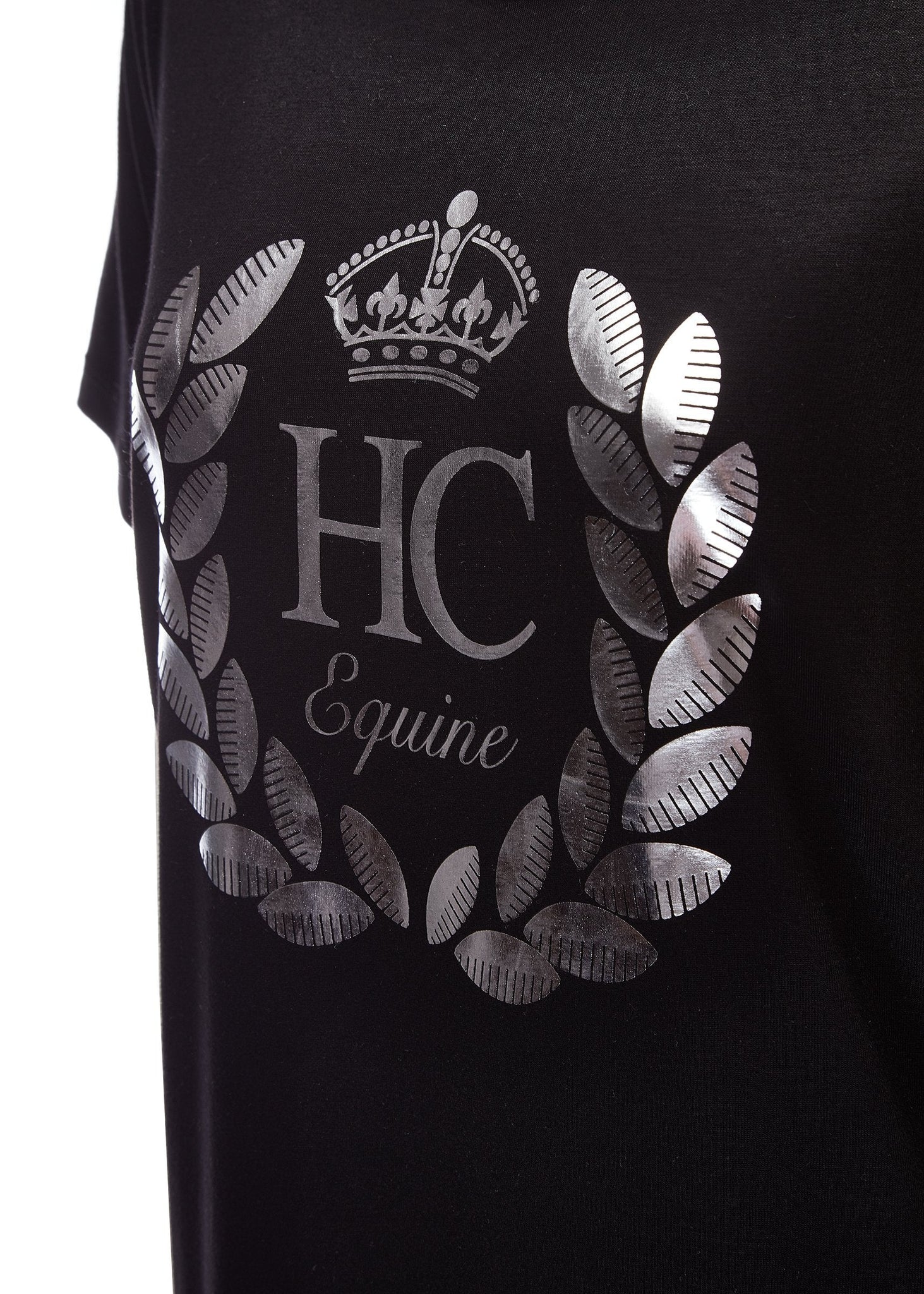 HC Equine Laurel Tee (Black Silver)