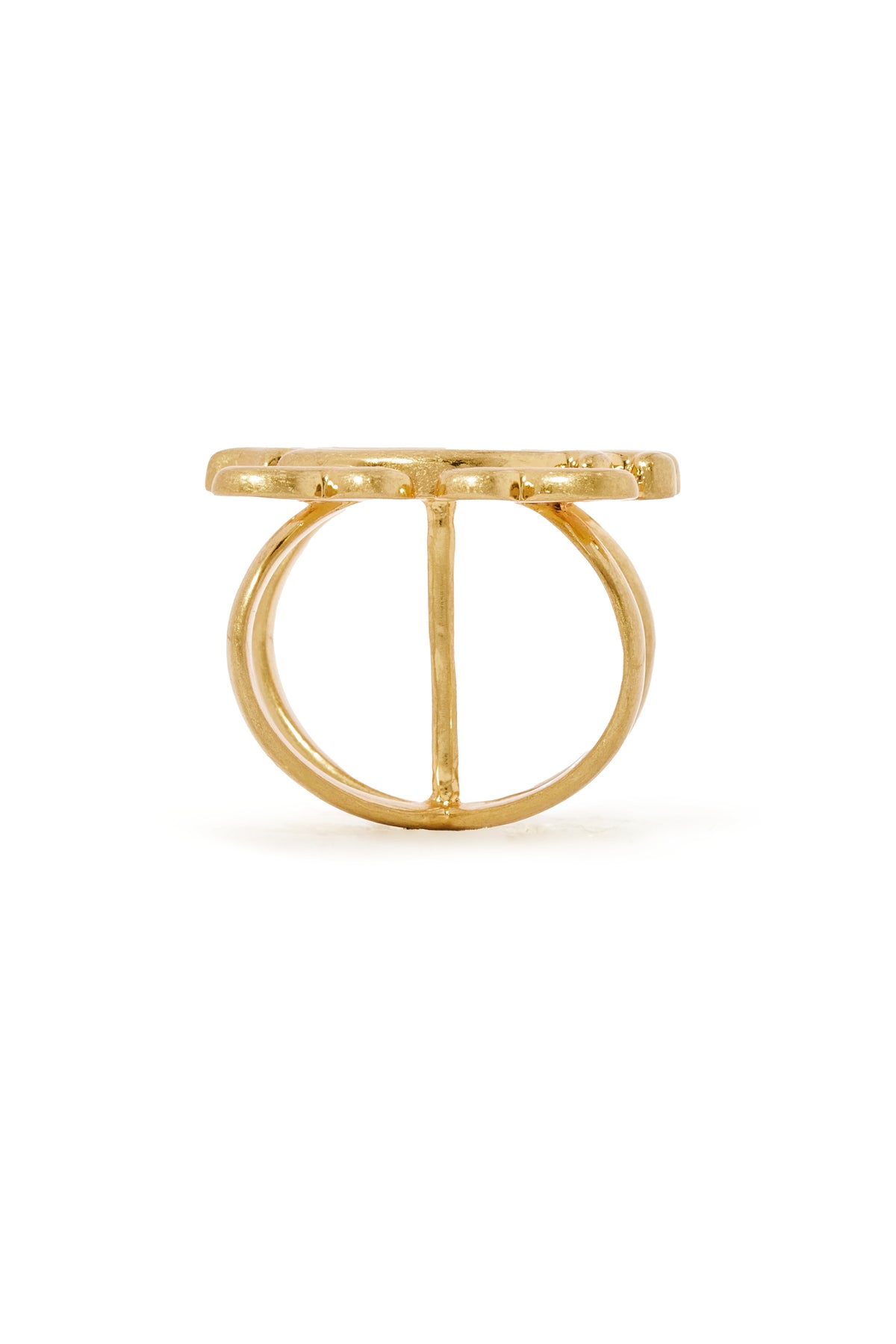 HC Heraldic Scarf Ring (Vintage Gold)