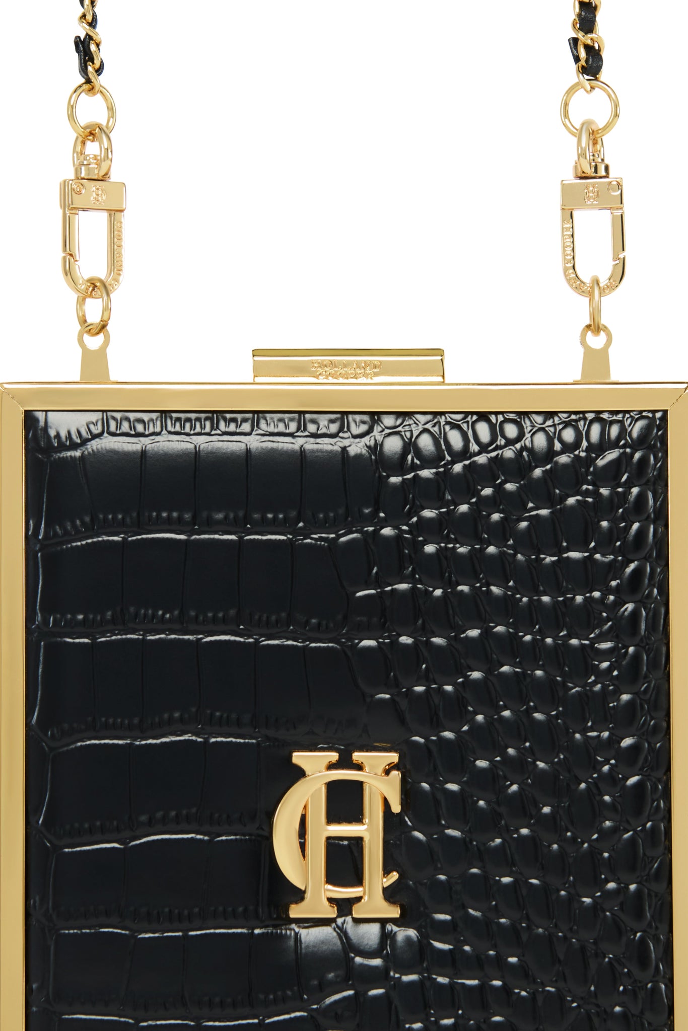 HC Miniaudiere (Black Croc)