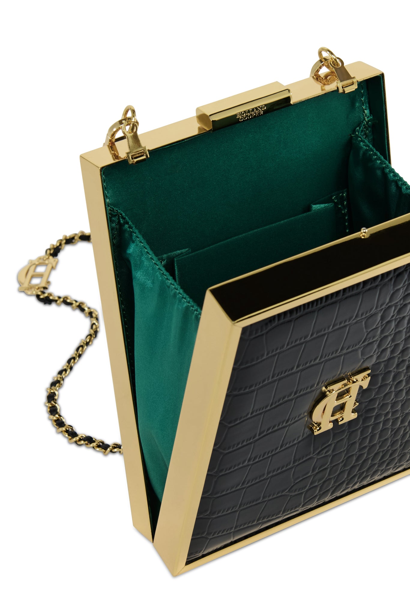 HC Miniaudiere (Black Croc)