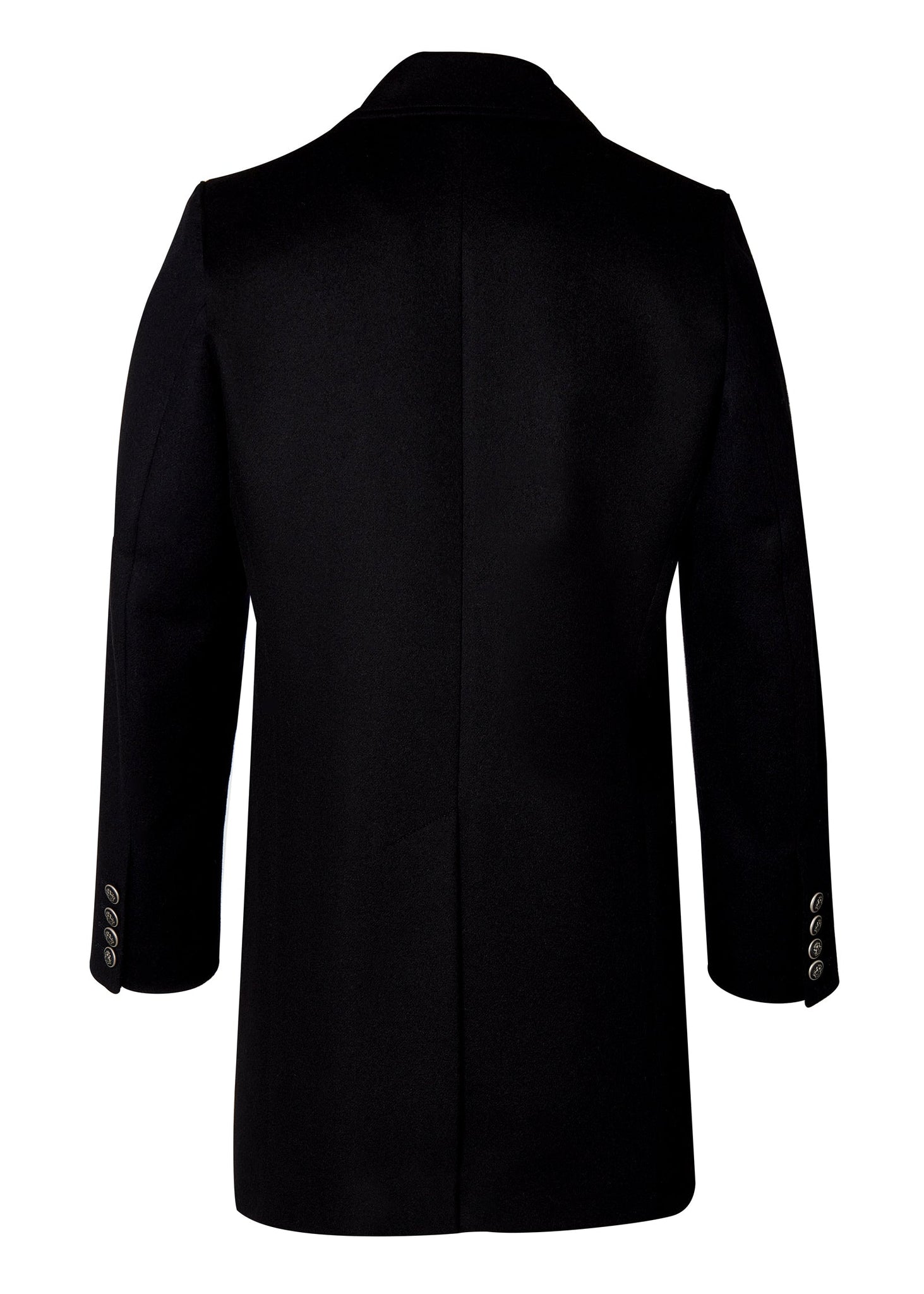 The Double Breasted Coat (Soft Black)