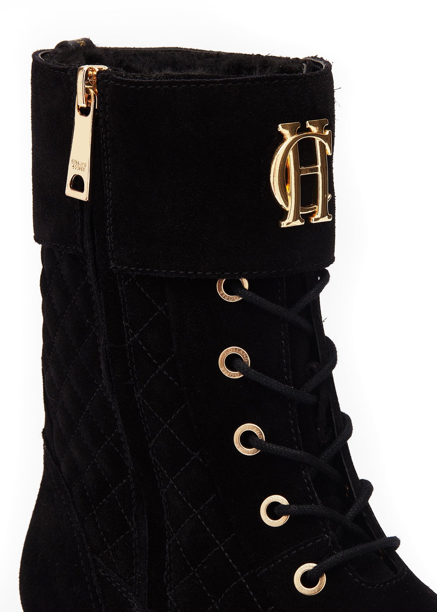 Camden Biker Boot (Black Suede)