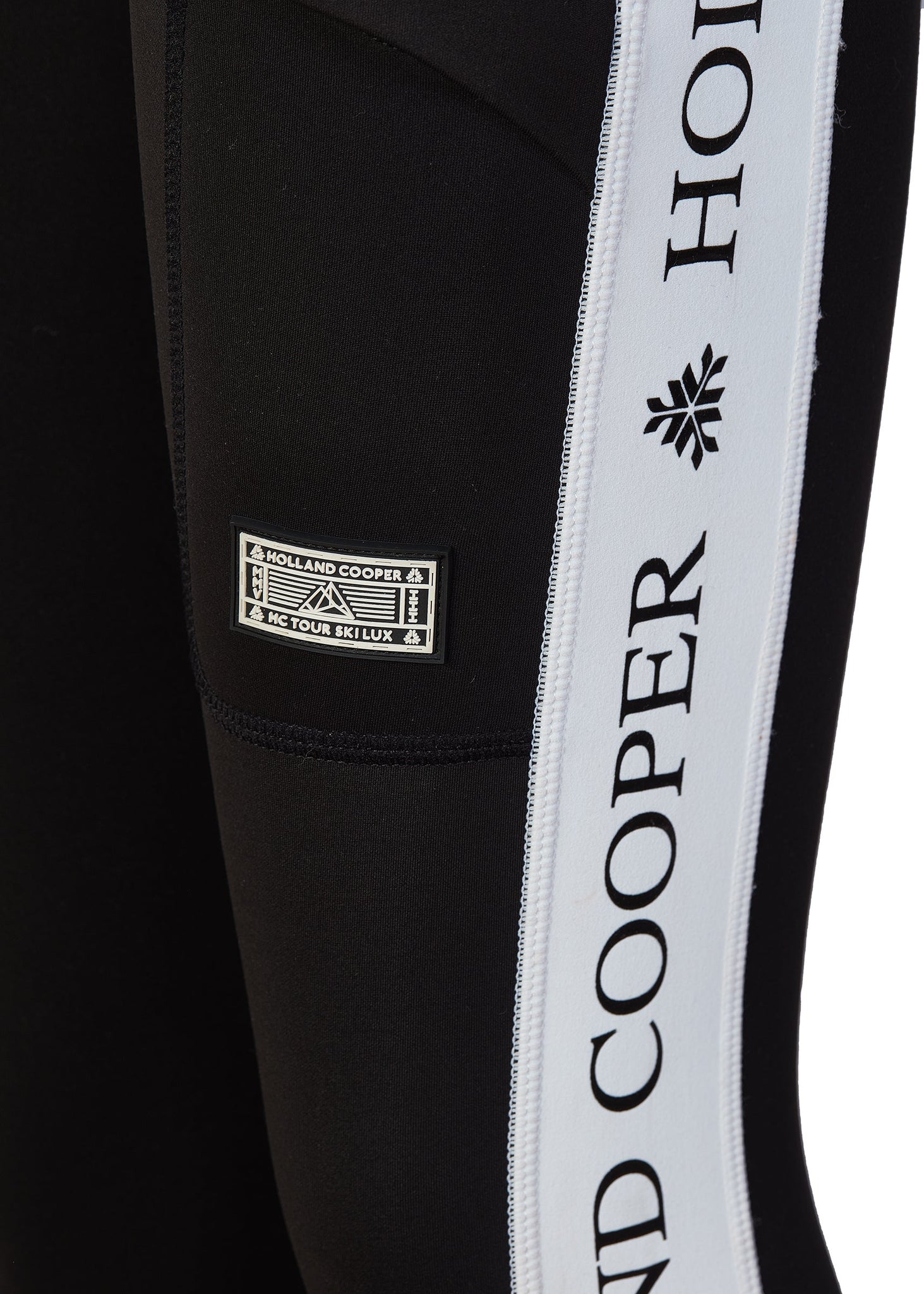 Thermal Panel Ski Leggings (Black)