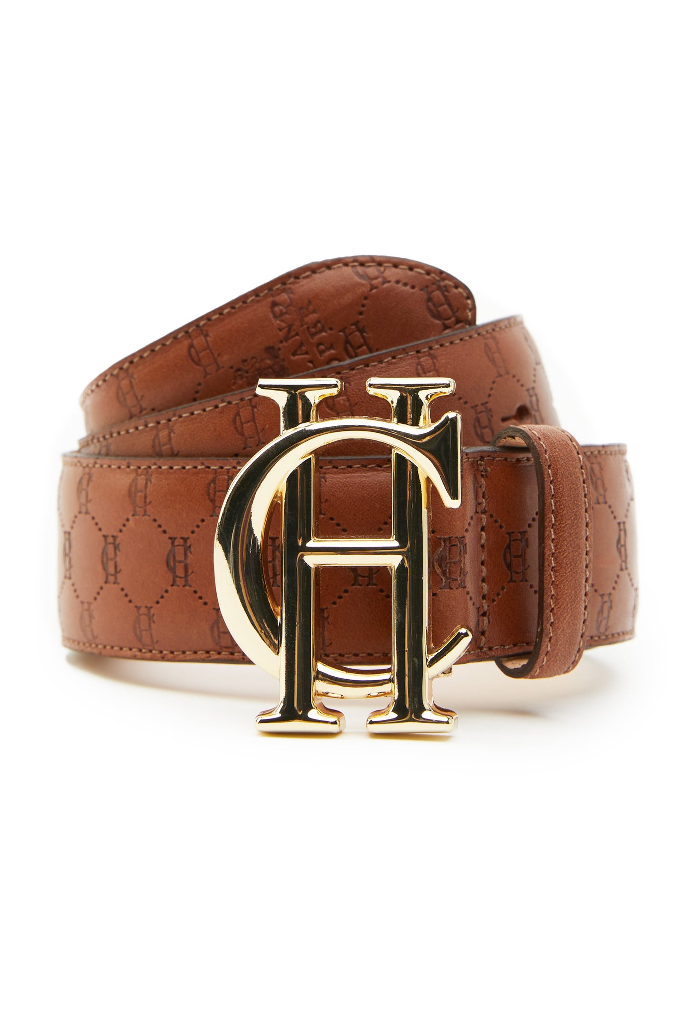 HC Classic Belt (Tan Monogram)