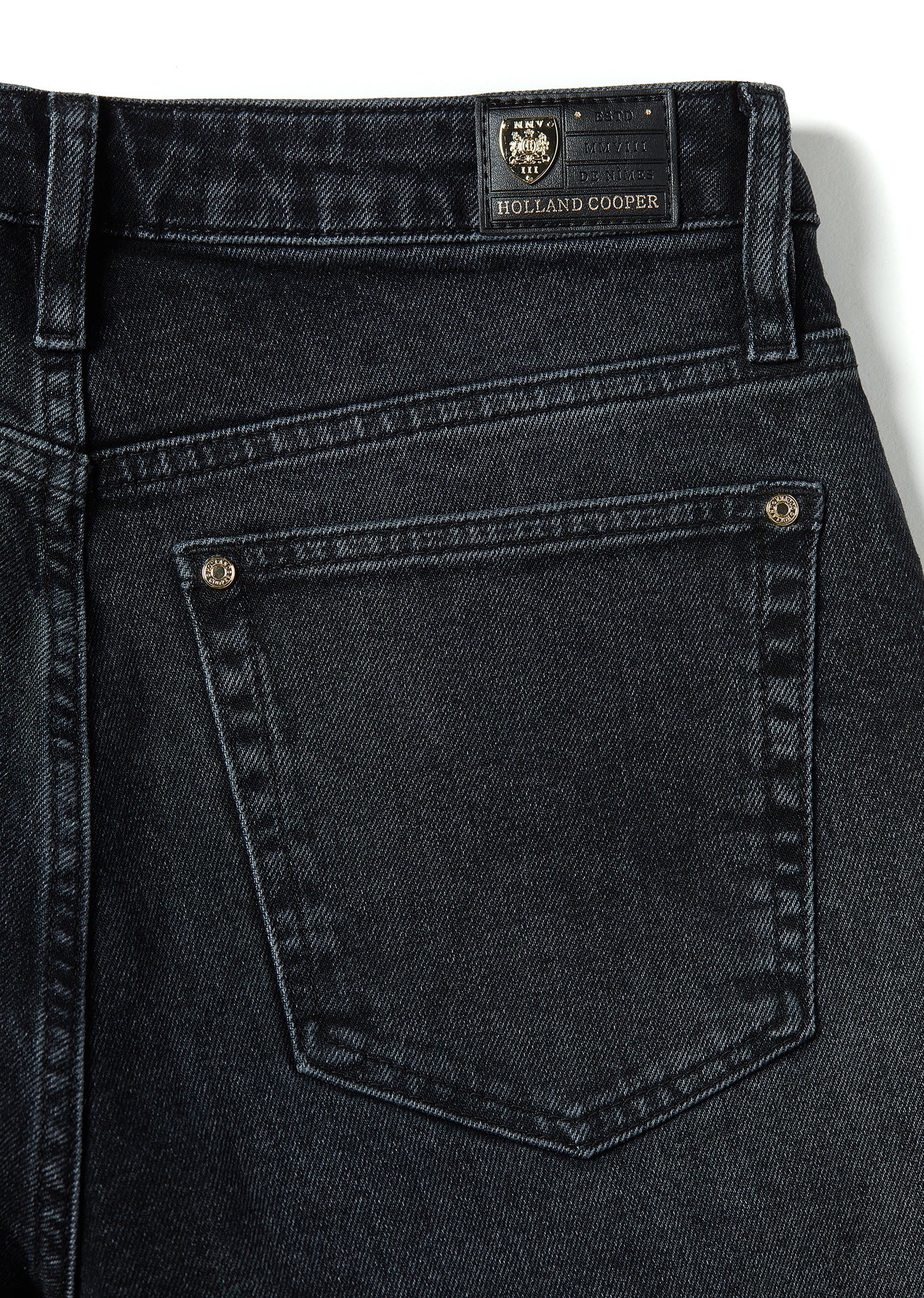 High Rise Slim Jean (Washed Black)
