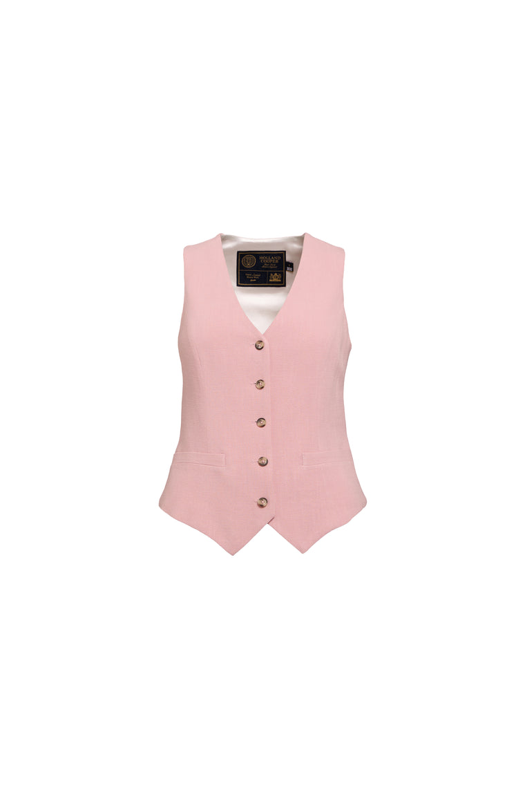 The Pink Linen Suit