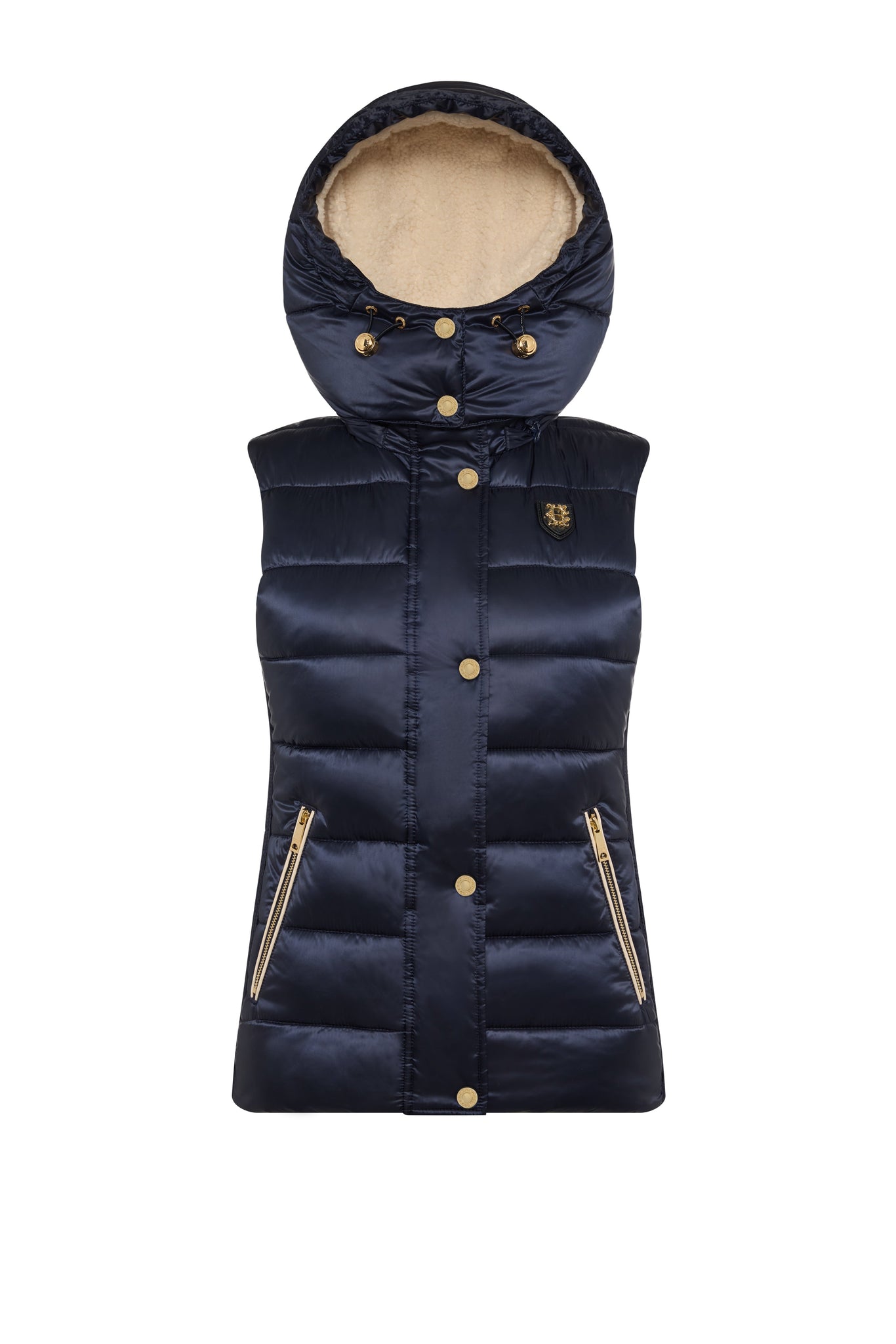 Harlow Sherpa Gilet (Ink Navy)