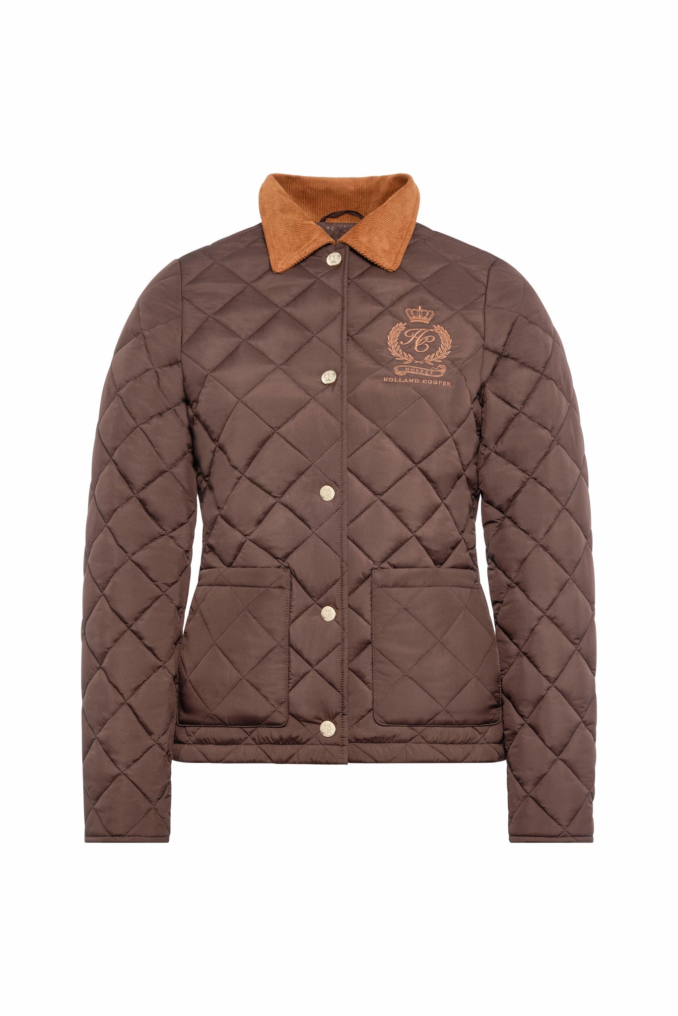 Hastings Quilted Jacket (Chocolate)