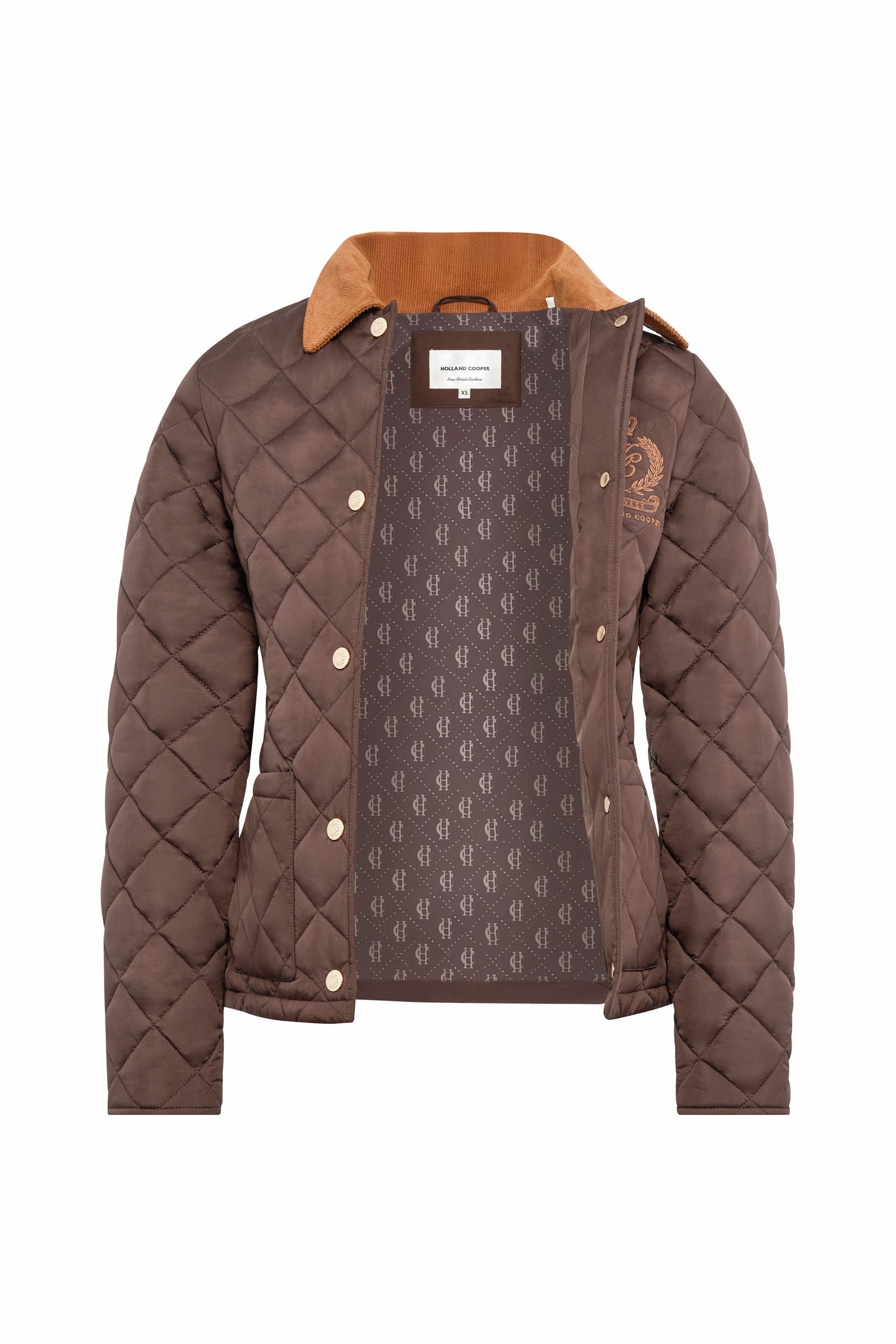 Hastings Quilted Jacket (Chocolate)