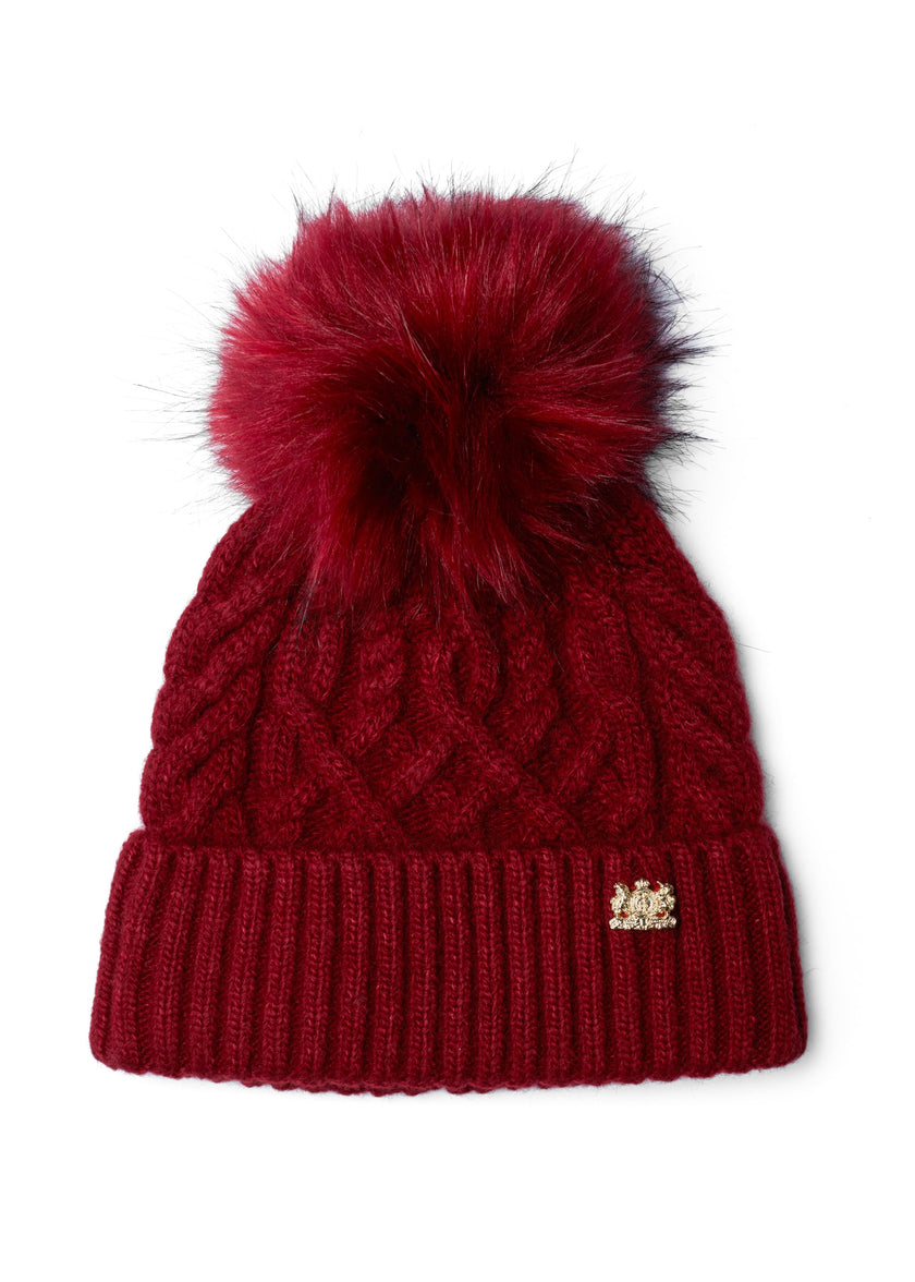 Windsor Bobble Hat (Burgundy)