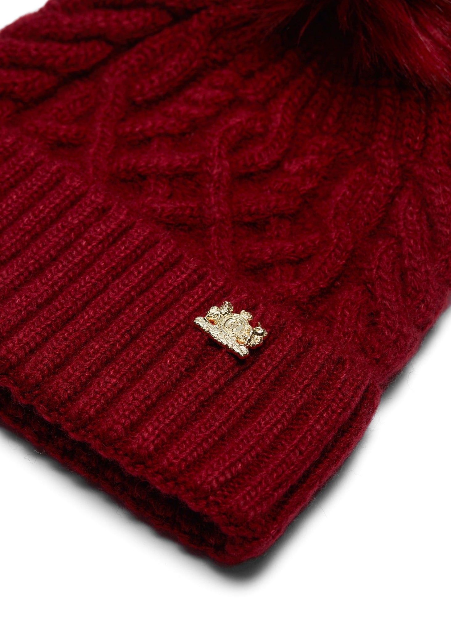 Windsor Bobble Hat (Burgundy)